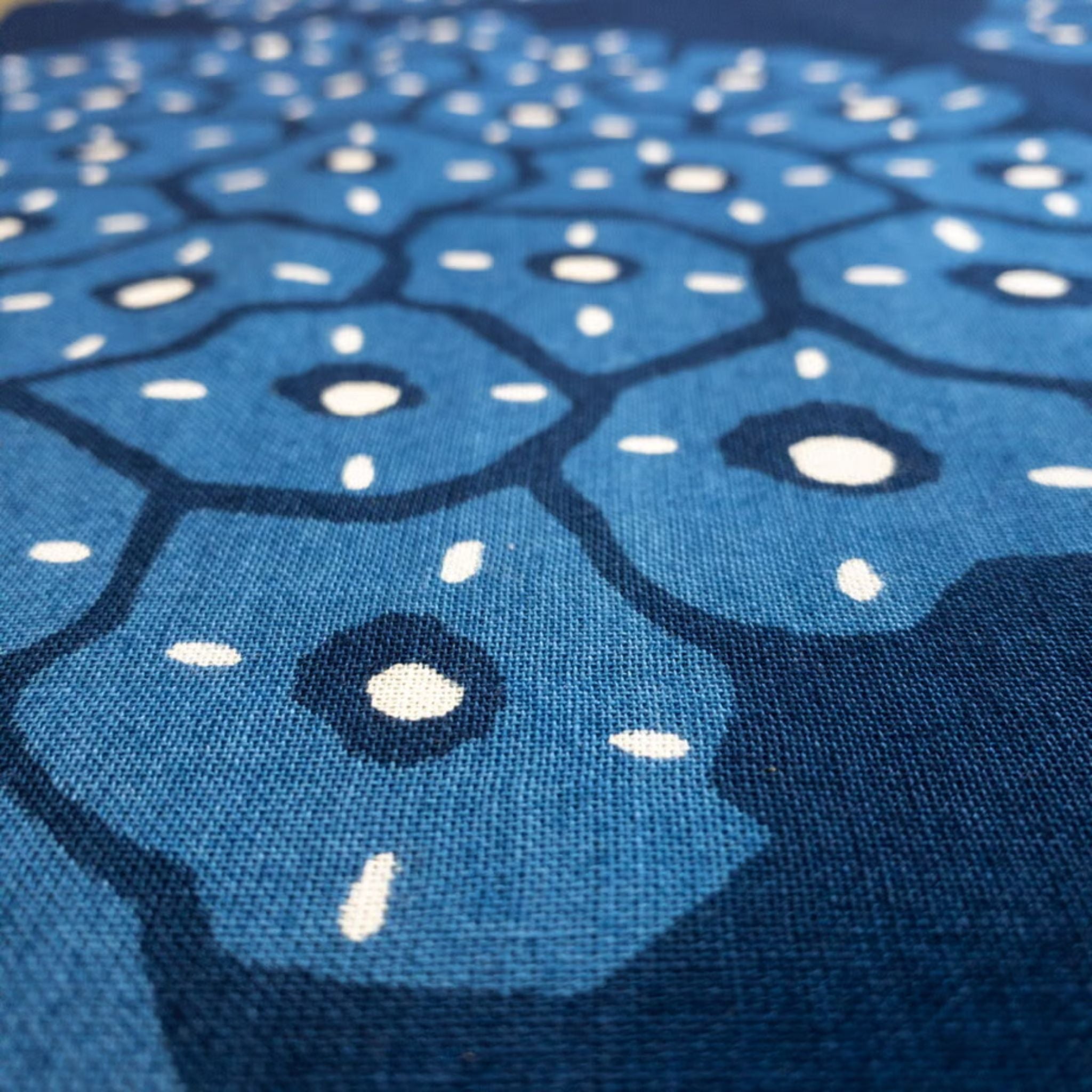 Indigo Tenugui – Three-Color: Hydrangea