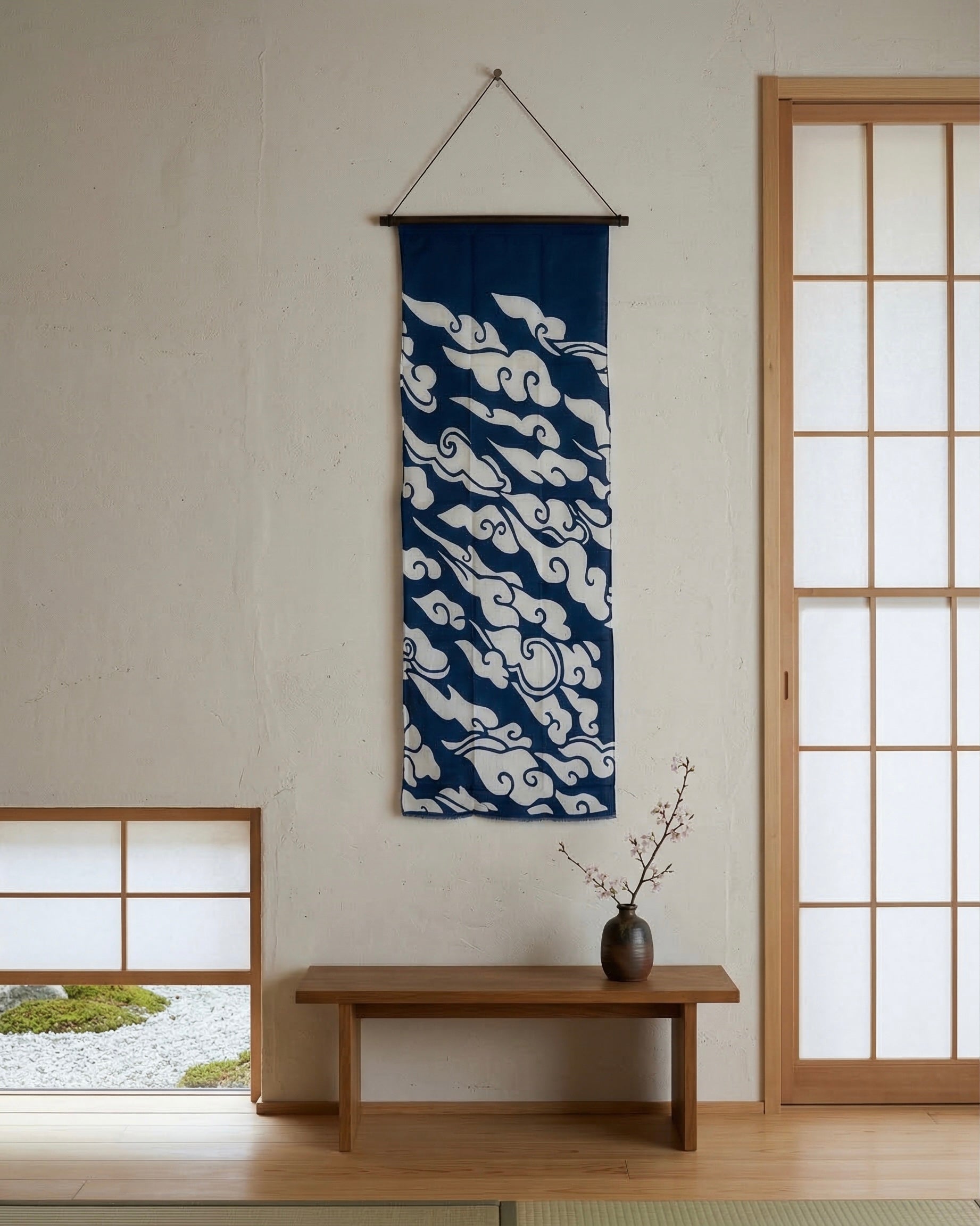 Indigo Tenugui – Light Shade: Yakumo
