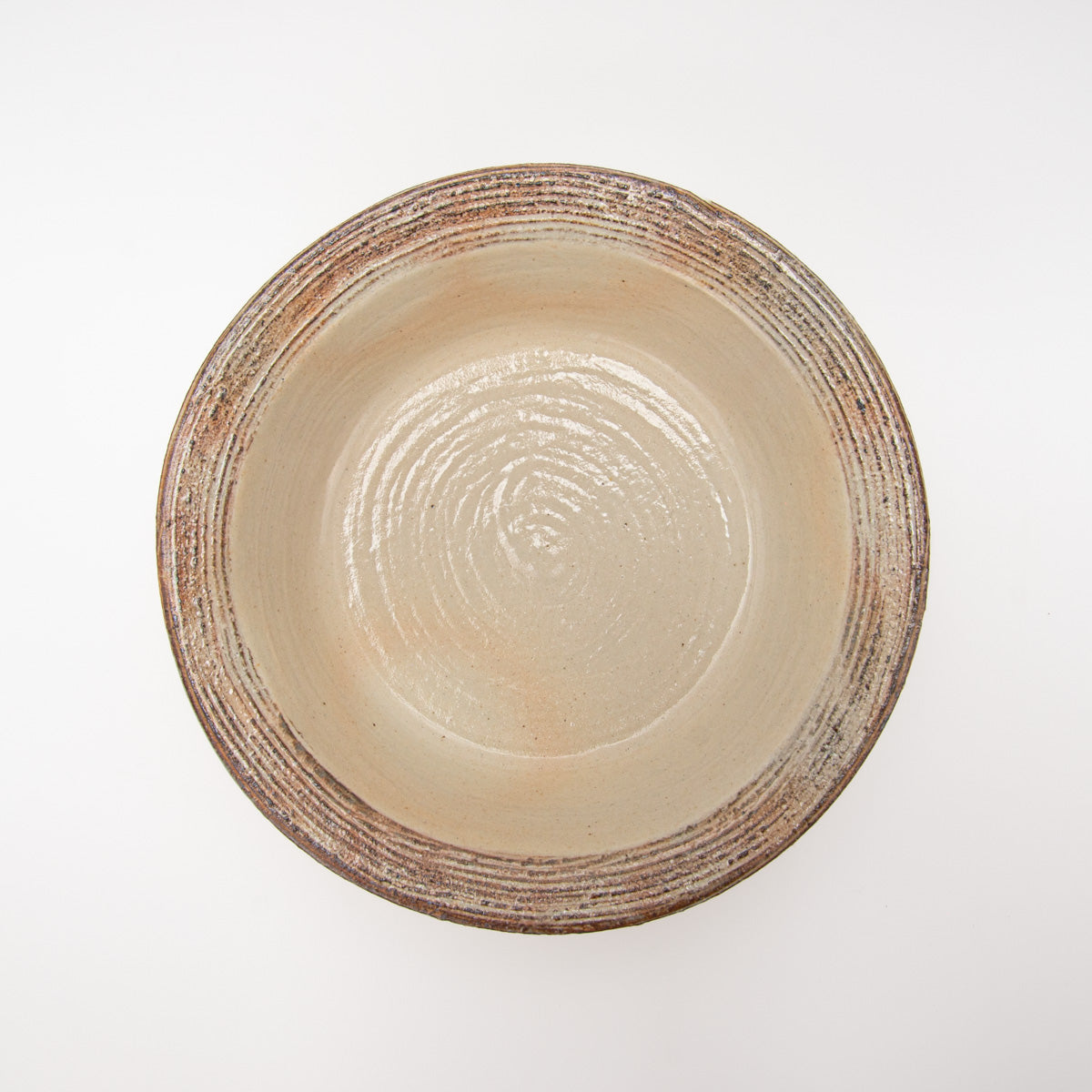 Shigaraki Ware Fuchiara Yokobori Bowl
