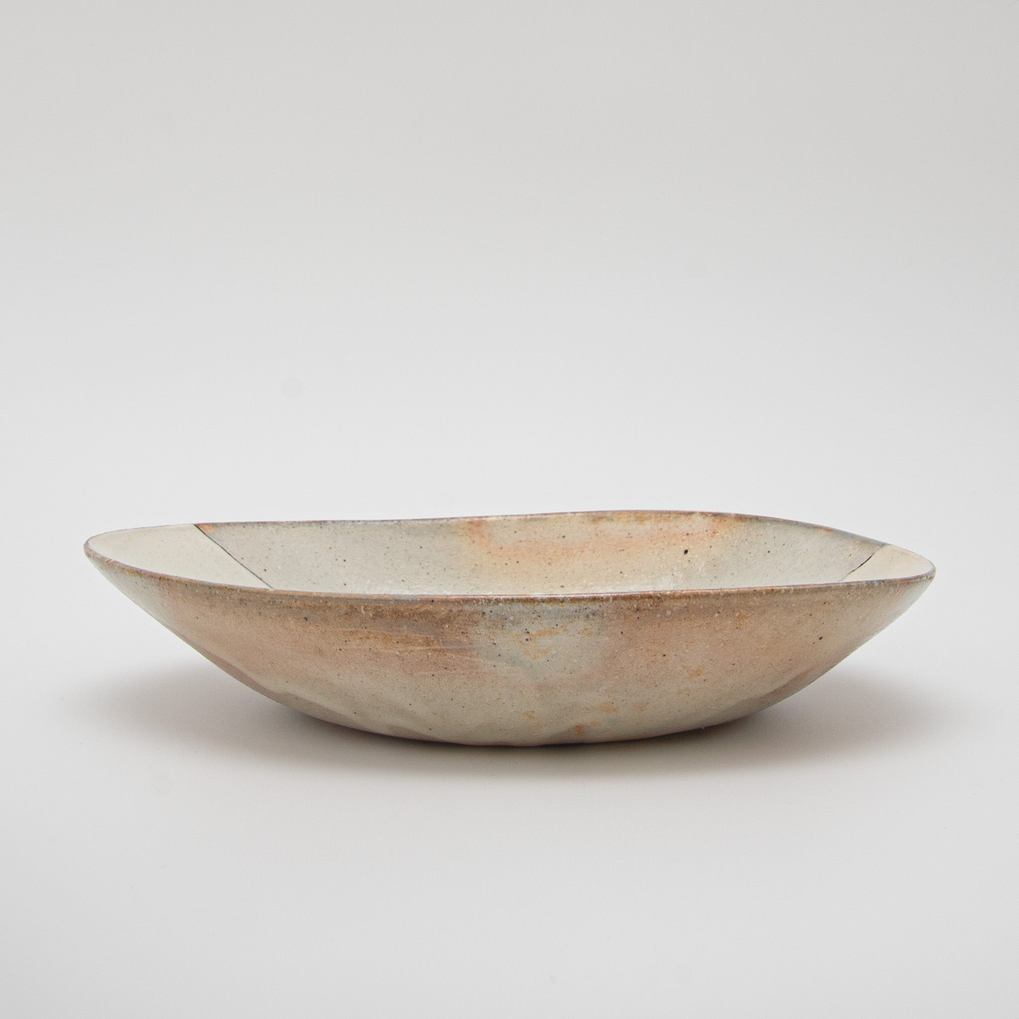 Shigaraki Ware Aratetsusen Droplet Bowl