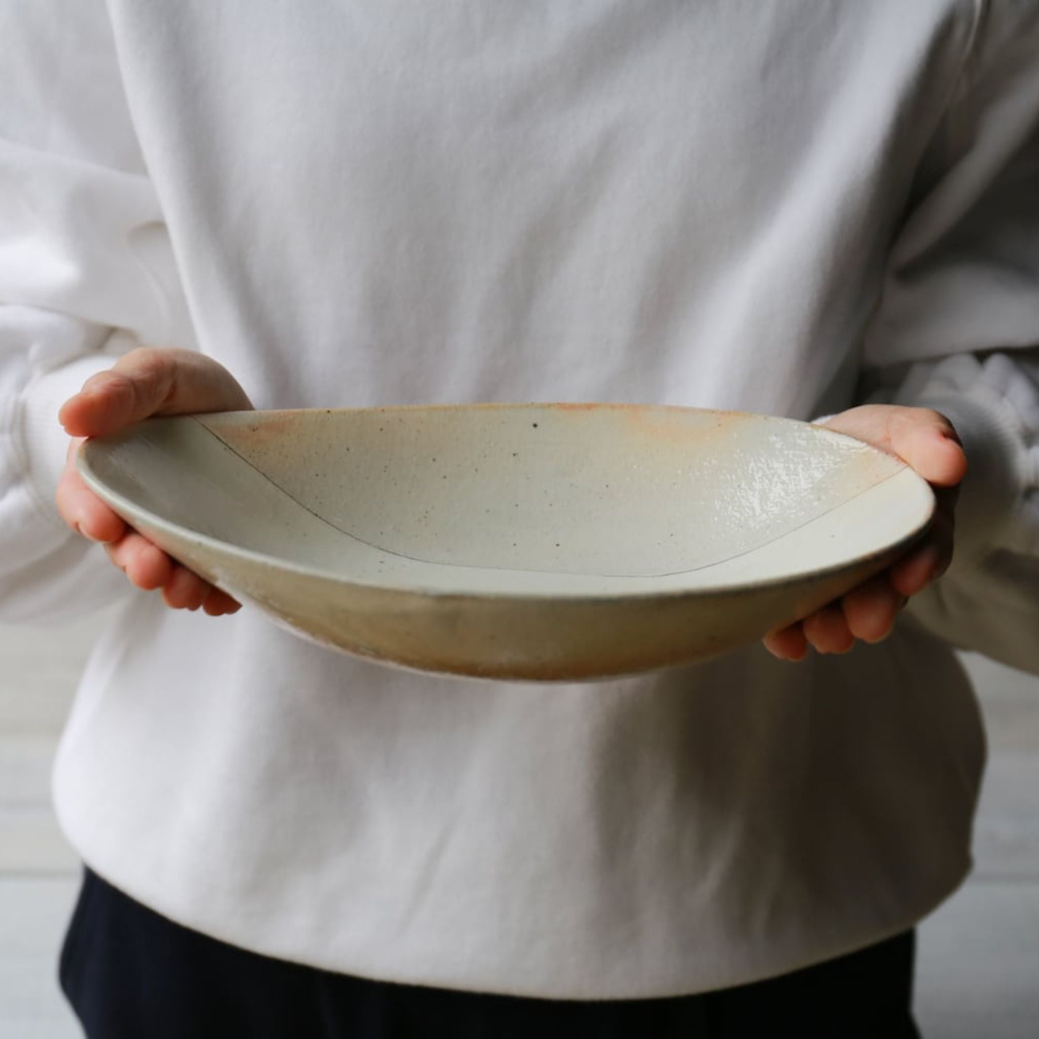 Shigaraki Ware Aratetsusen Droplet Bowl