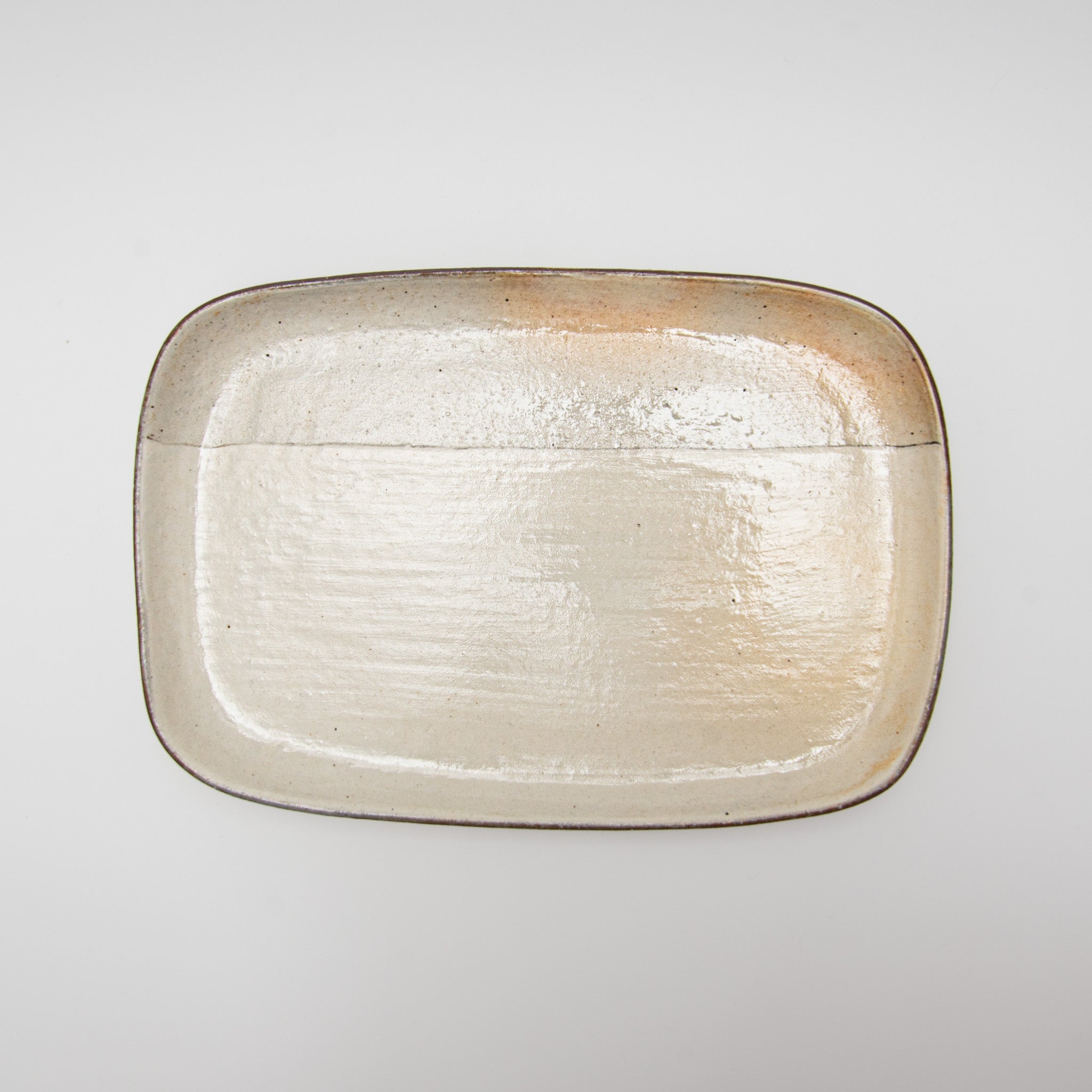 Shigaraki Ware Aratetsusen Large Plate