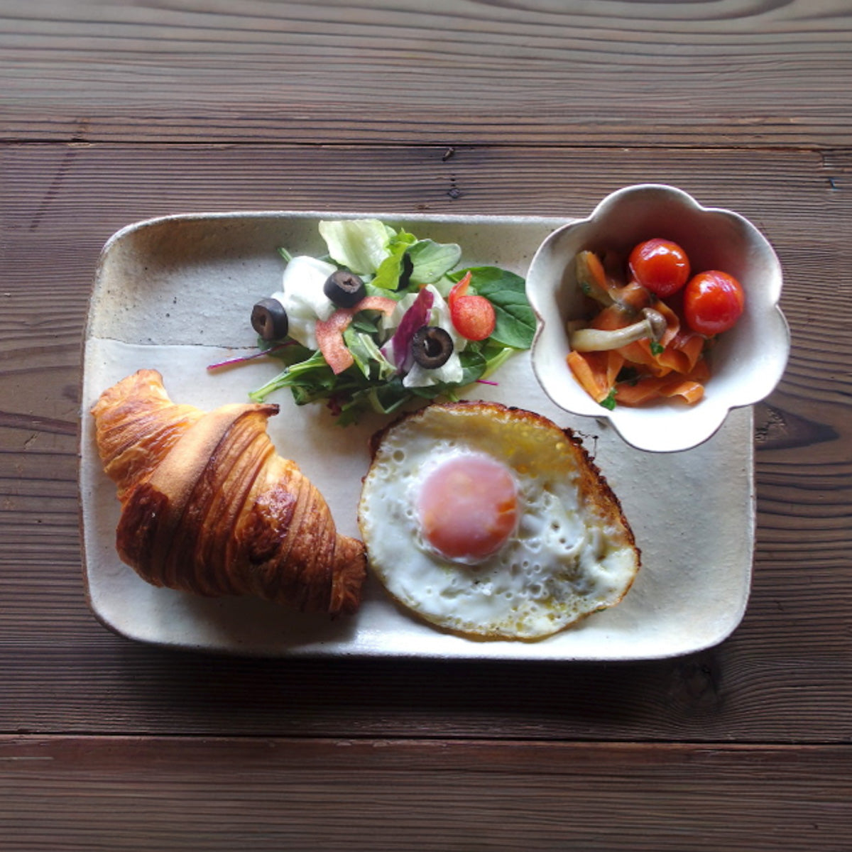 Shigaraki Ware Aratetsusen Large Plate