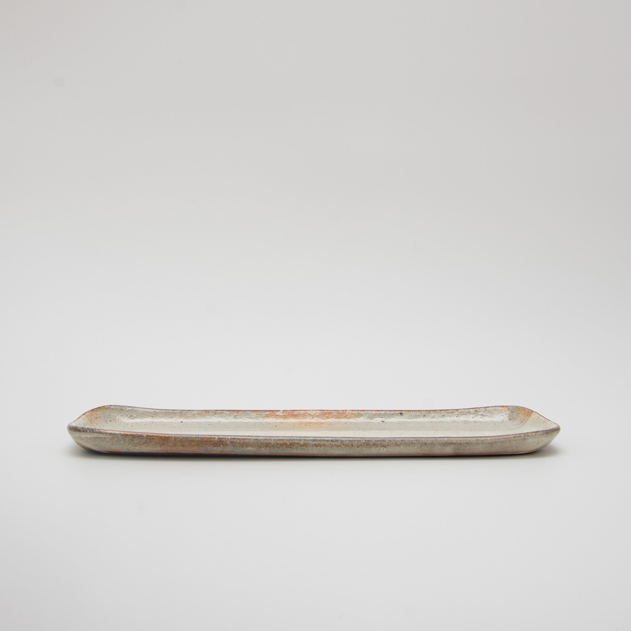 Shigaraki Ware Aratetsusen Long Plate