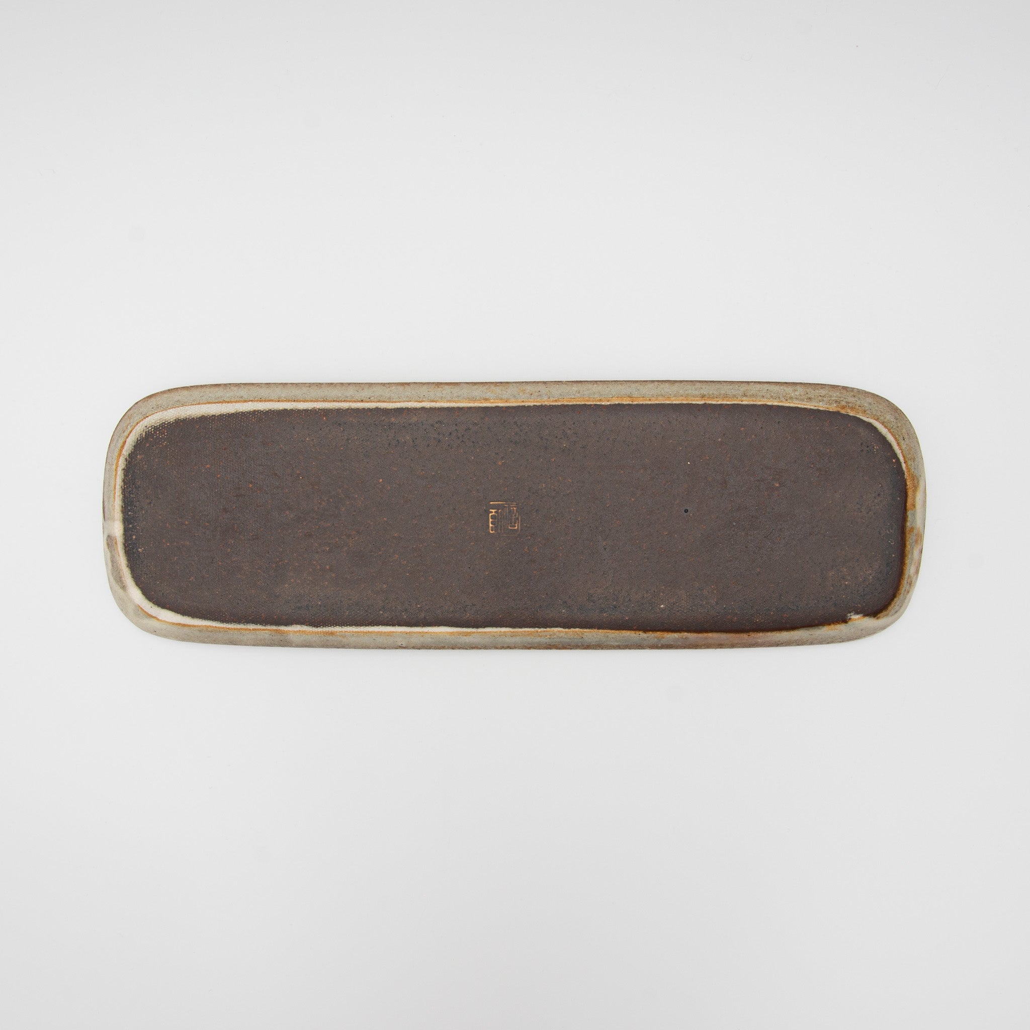 Shigaraki Ware Aratetsusen Long Plate