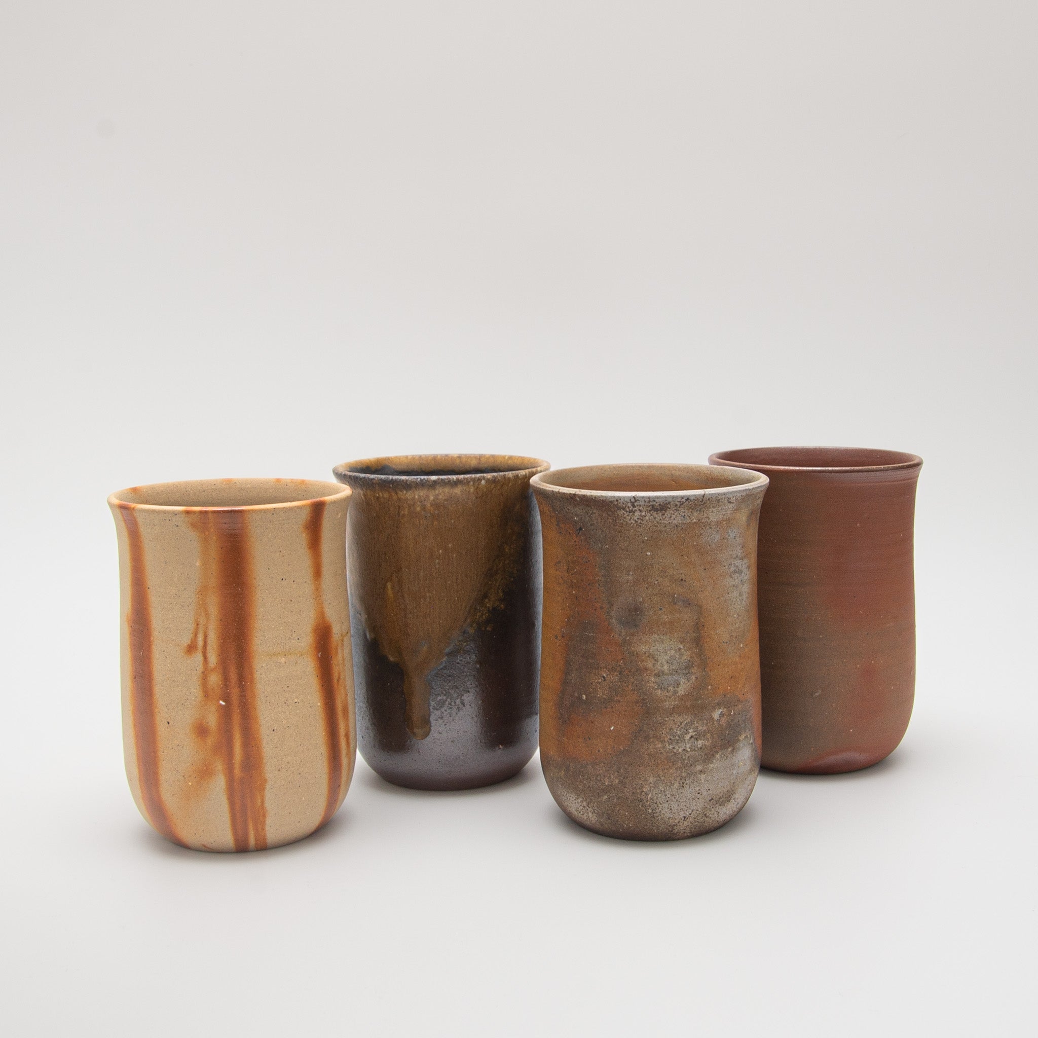 Bizen Pottery Regular Cup - White Hidasuki