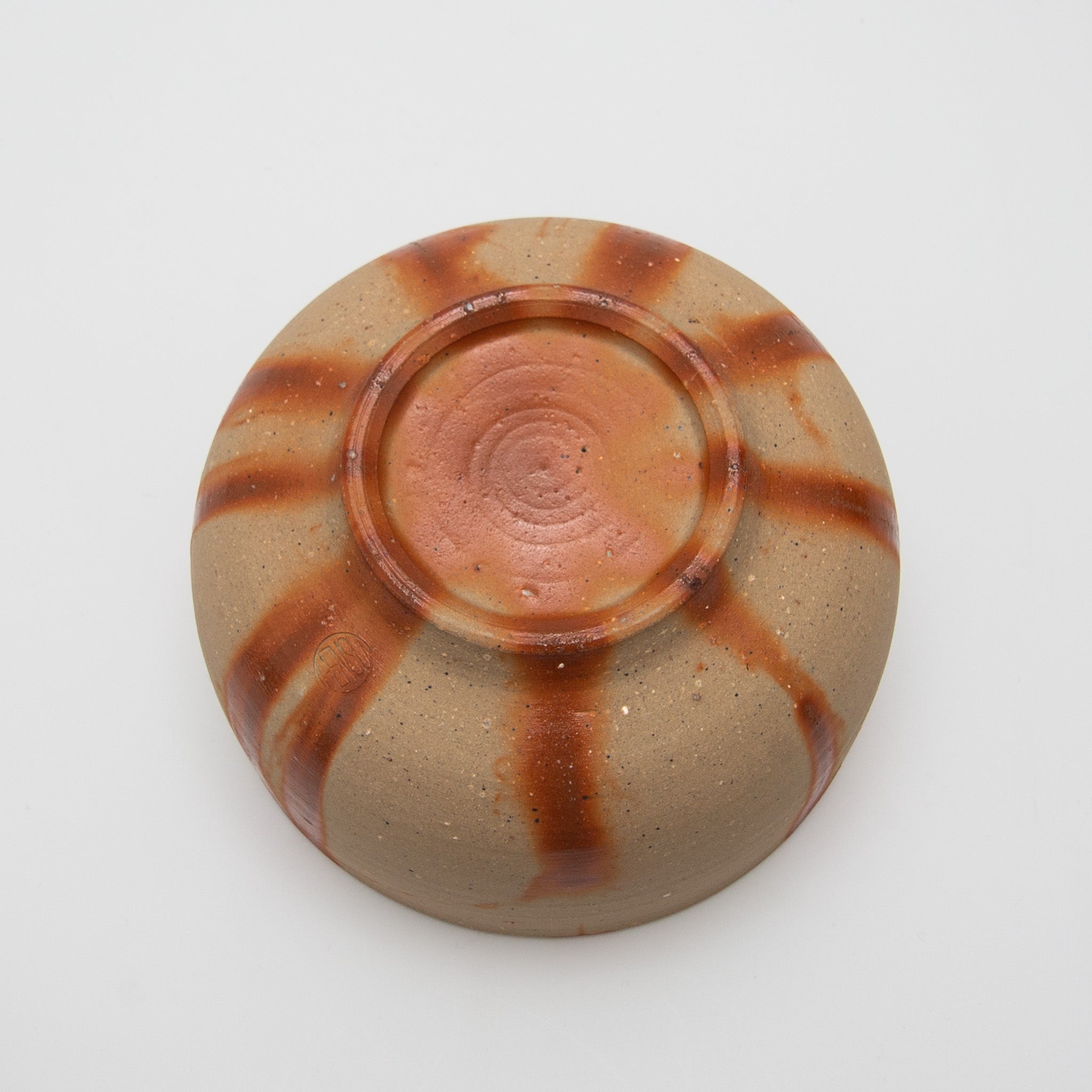 Bizen Pottery Matcha Bowl - White Hidasuki