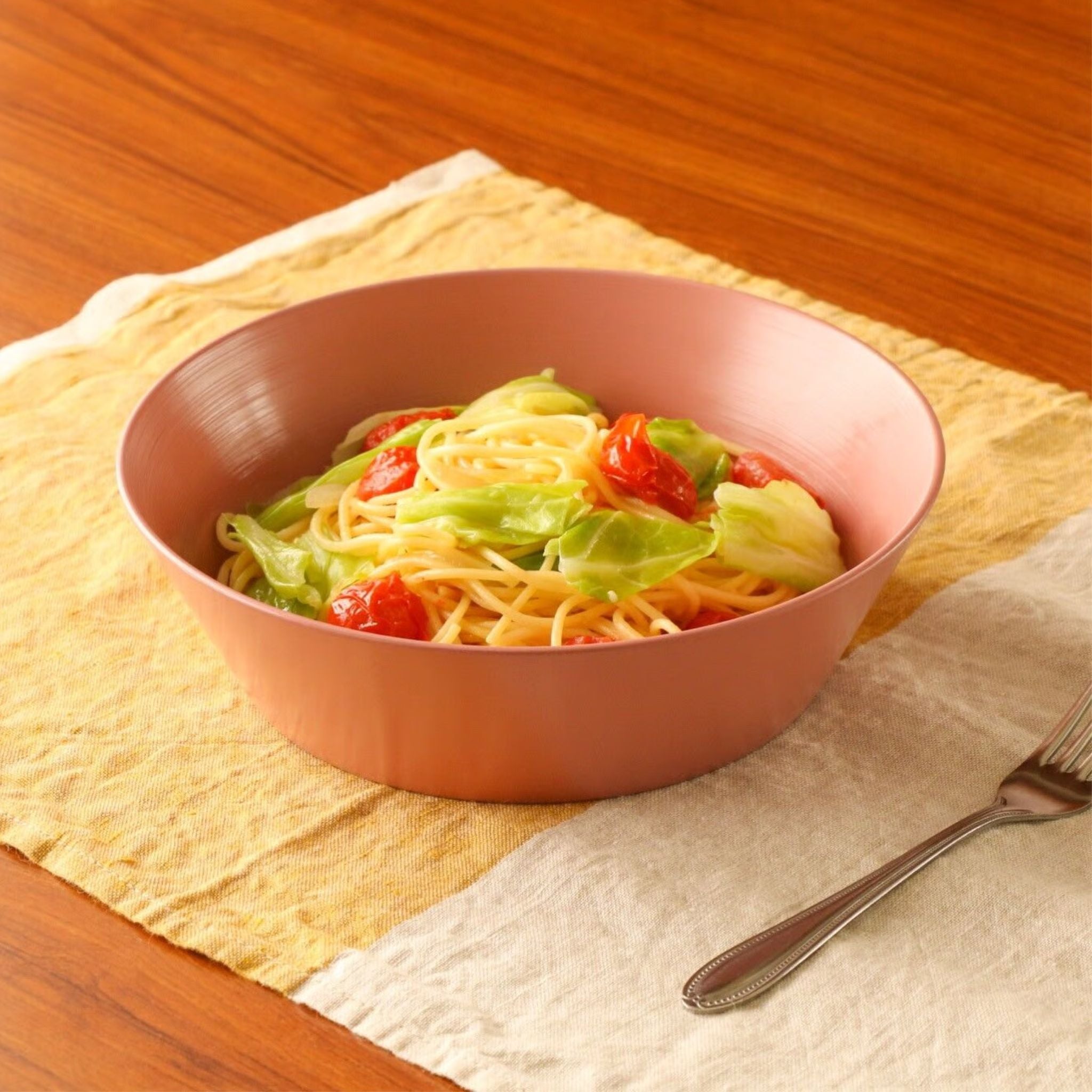 Japanese Lacquerware Urushi Bowl Large Soft Blush