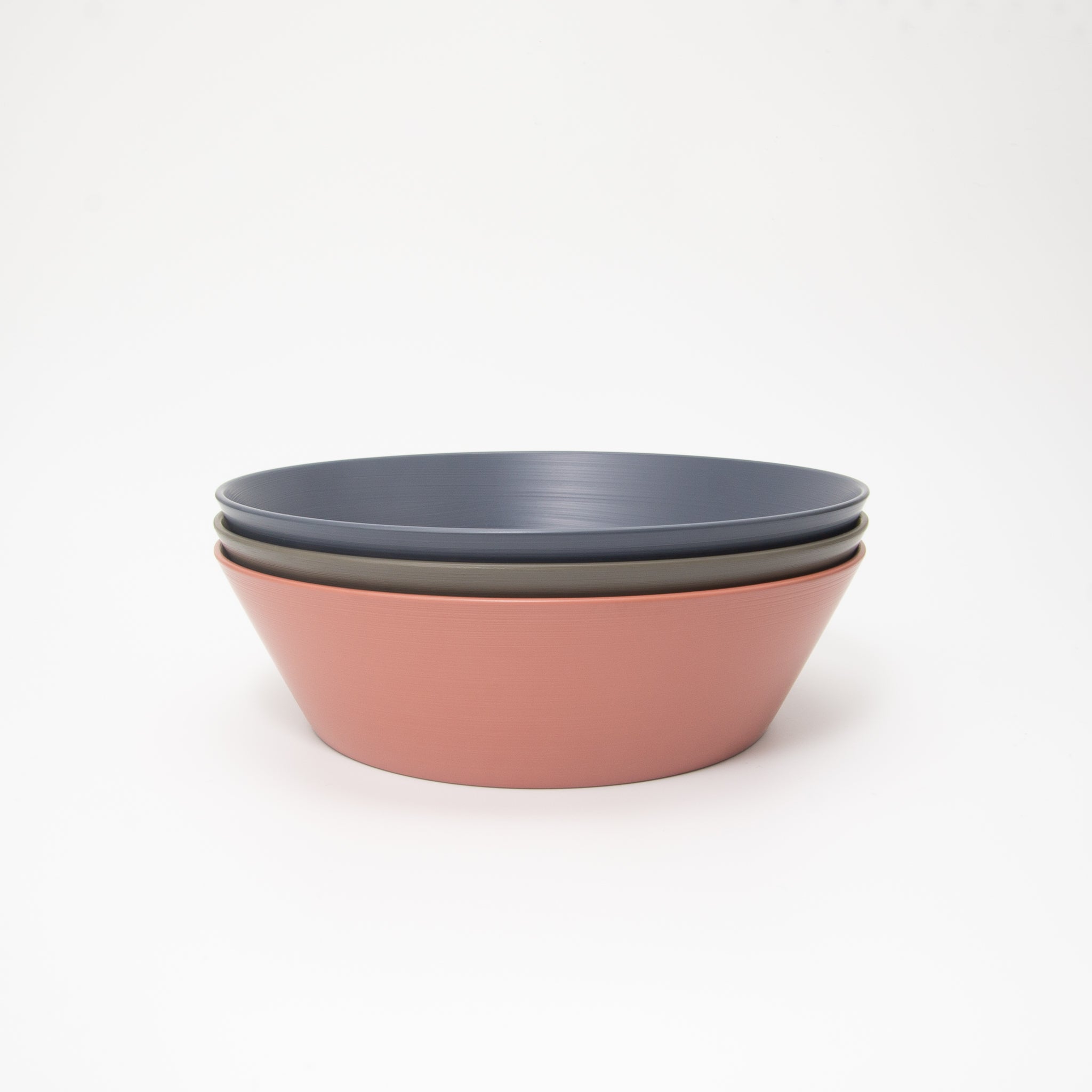 Japanese Lacquerware Urushi Bowl Large Light Dove Grey