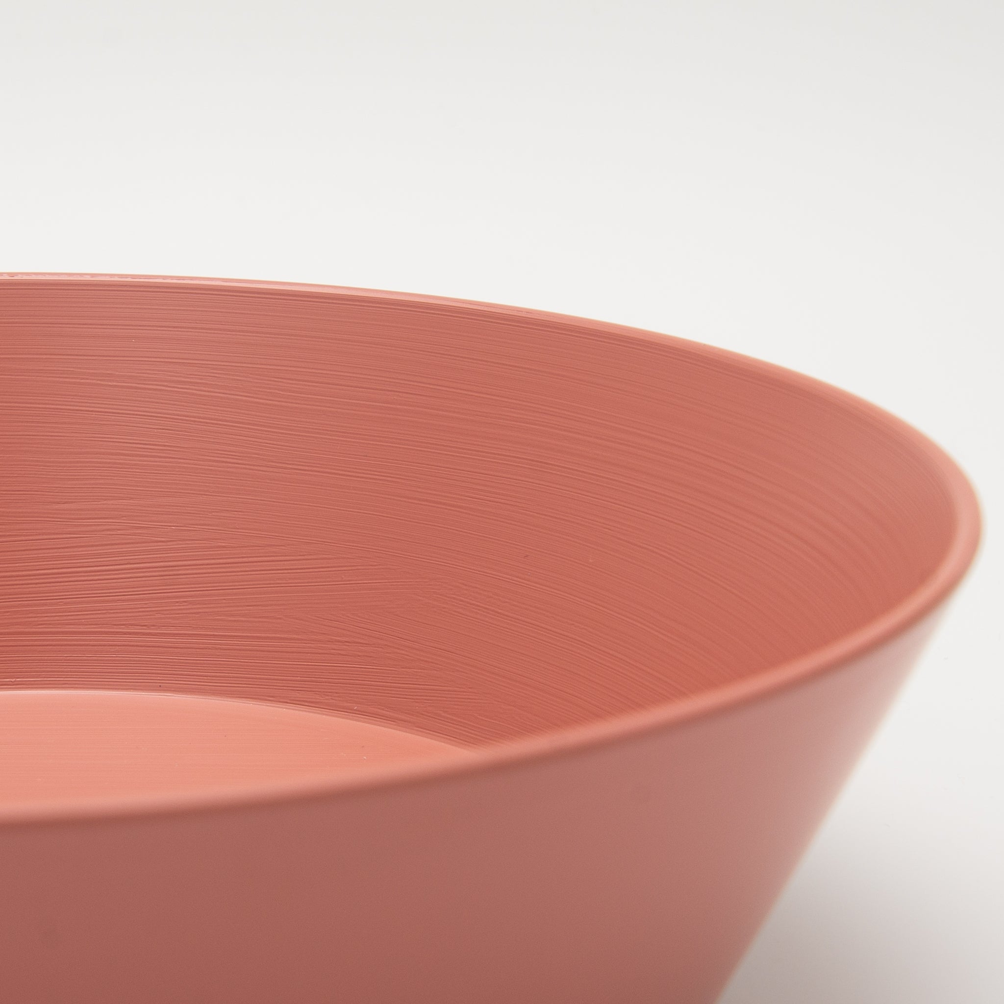 Japanese Lacquerware Urushi Bowl Large Soft Blush