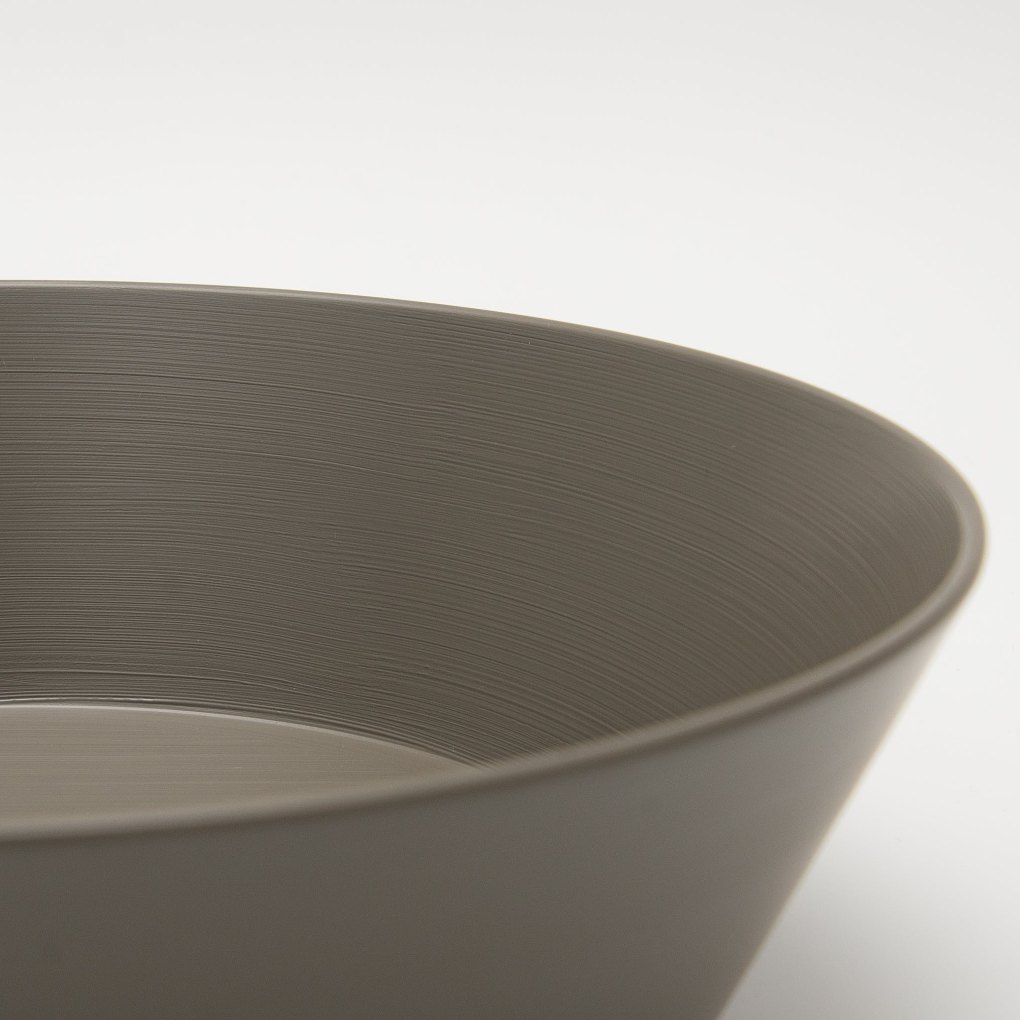 Japanese Lacquerware Urushi Bowl Large Stone Beige