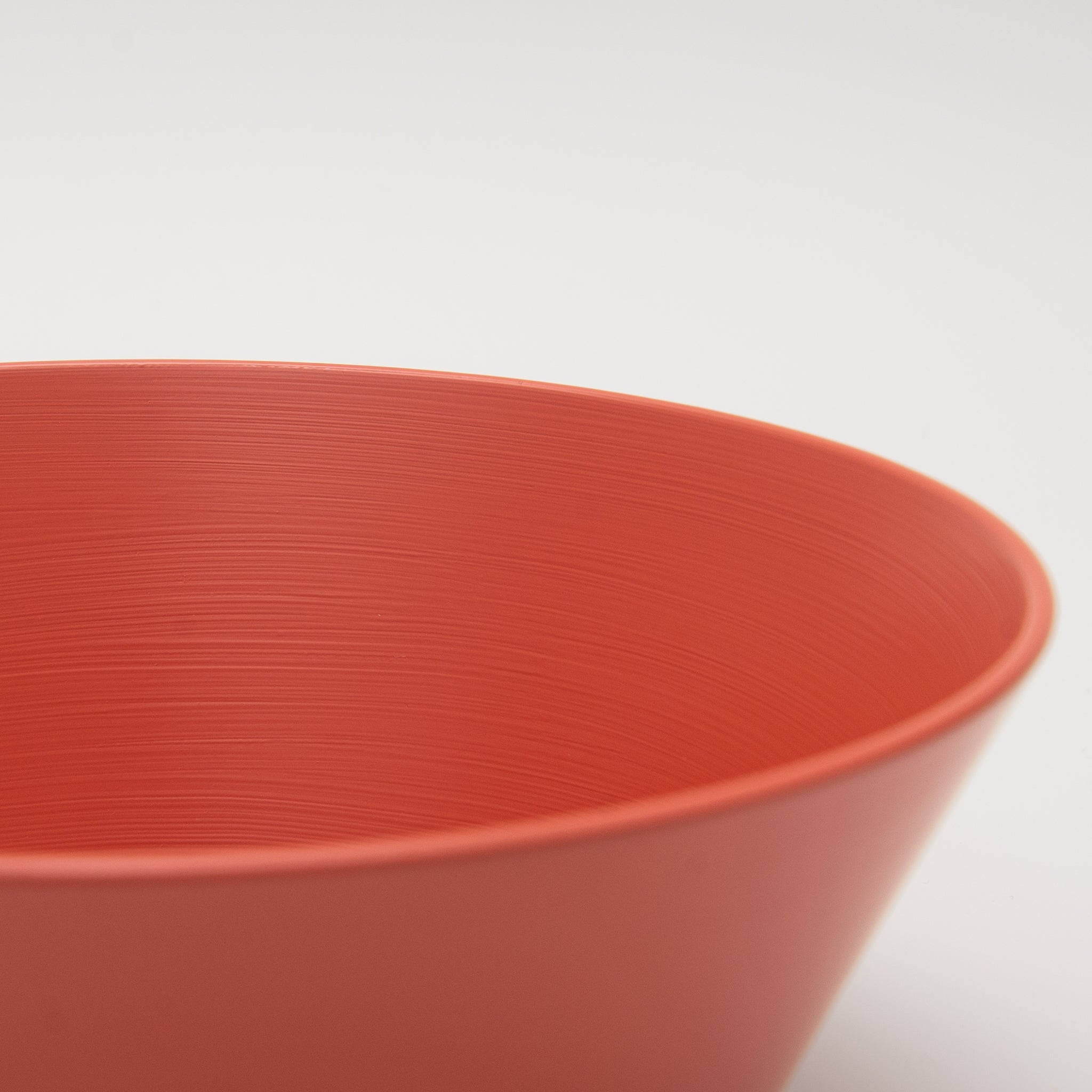 Japanese Lacquerware Urushi Bowl Medium Coral Pink