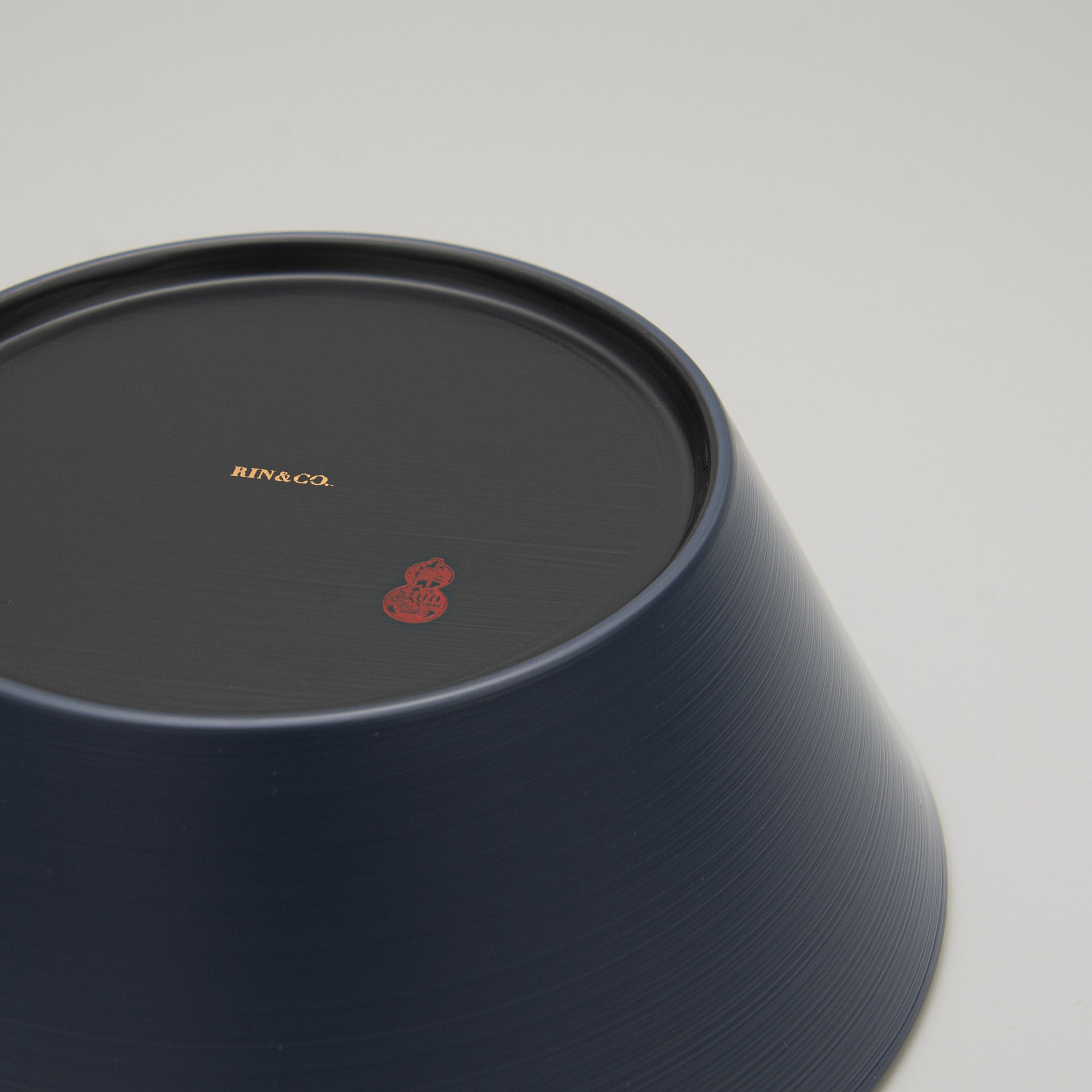 RIN&CO Lacquerware Bowl Medium Slate Blue