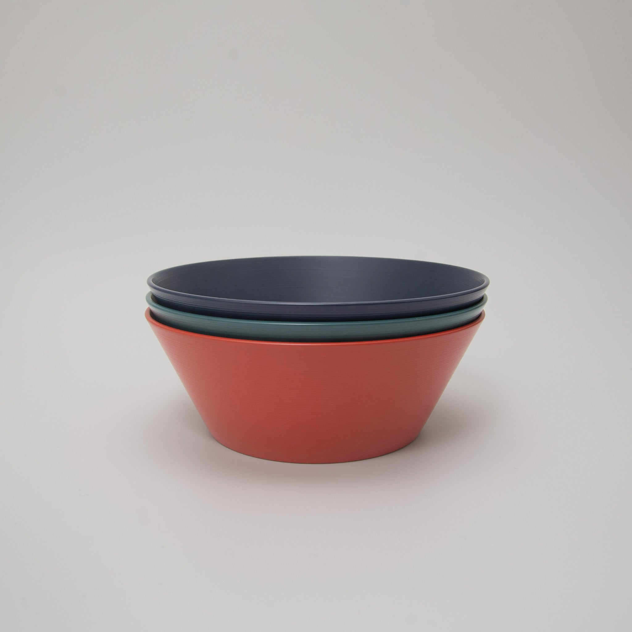 RIN&CO Lacquerware Bowl Medium Slate Blue