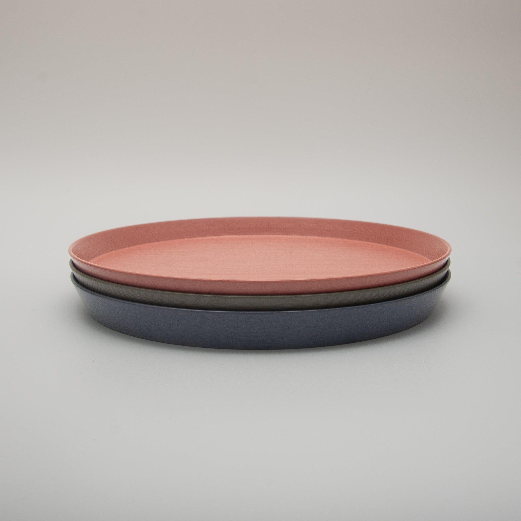 RIN&CO Lacquerware Plate Large Soft Blush