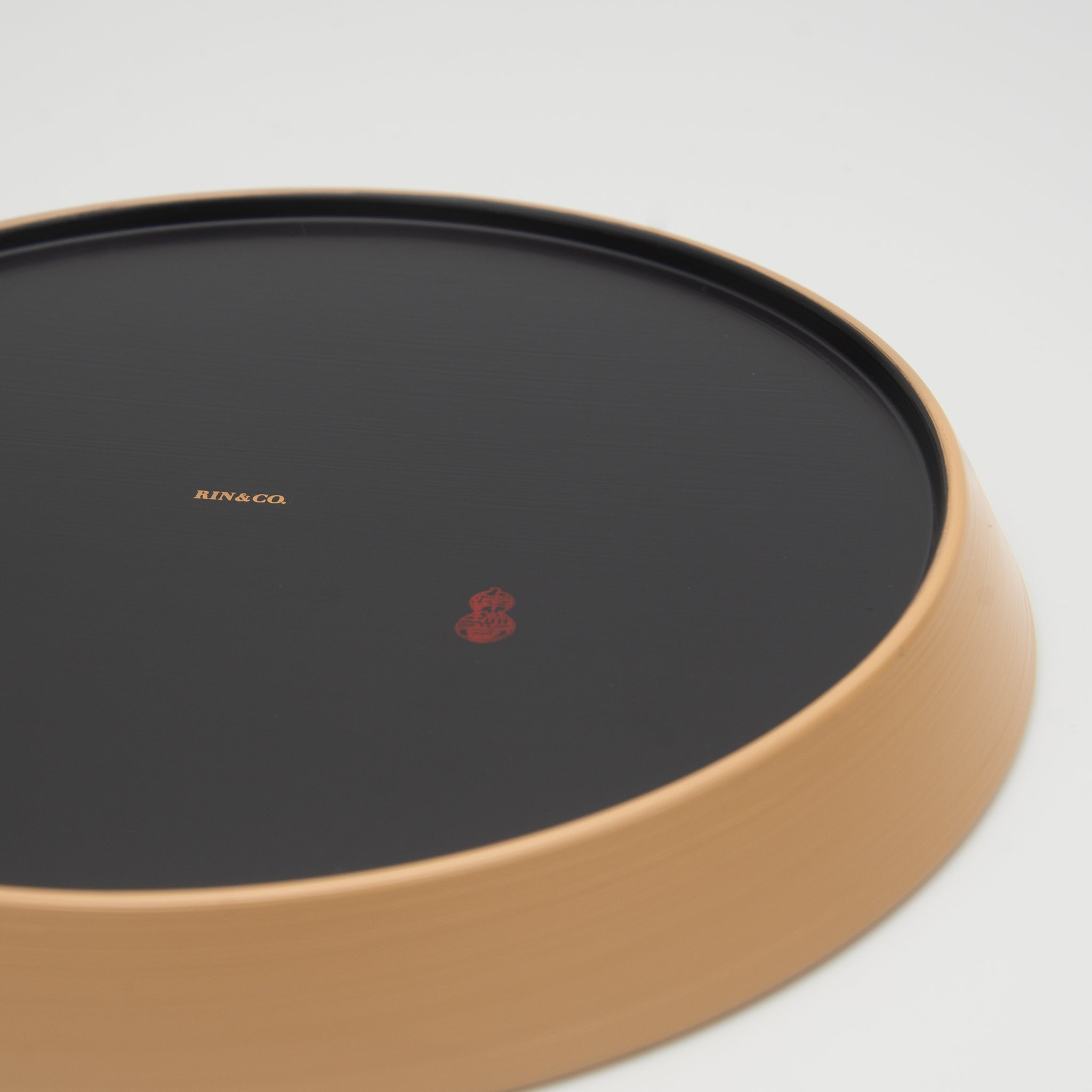 Japanese Lacquerware Urushi Plate Medium Beige