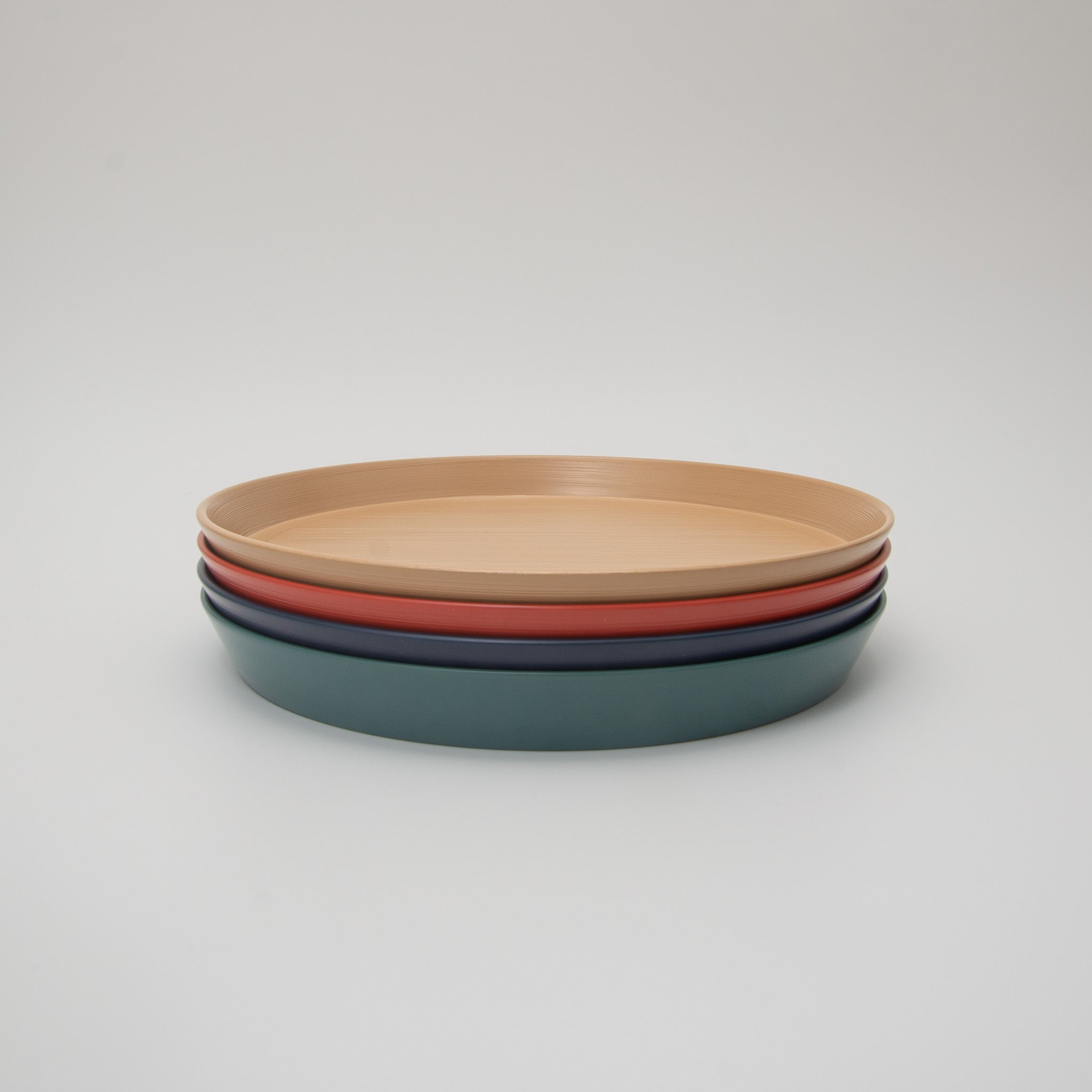 RIN&CO Lacquerware Plate Medium Beige