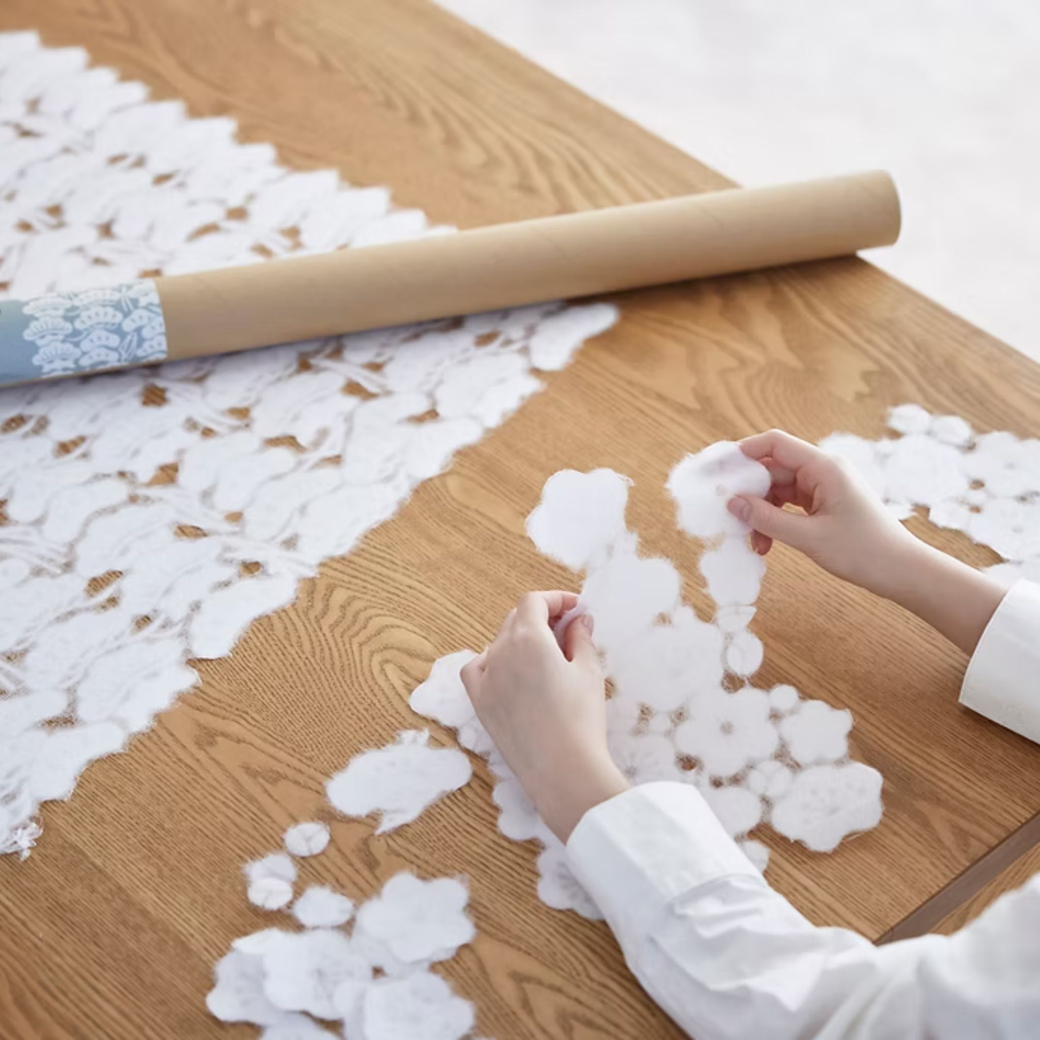 MON PAPIER – MON-TSUNAGI Washi Roll: Plum