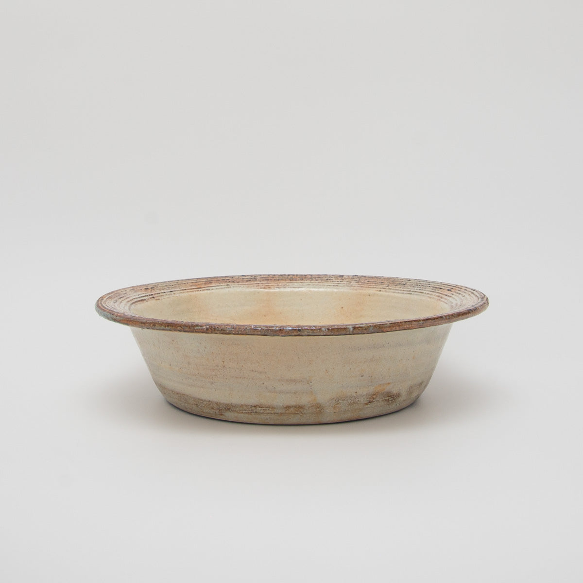Shigaraki Ware Fuchiara Yokobori Bowl