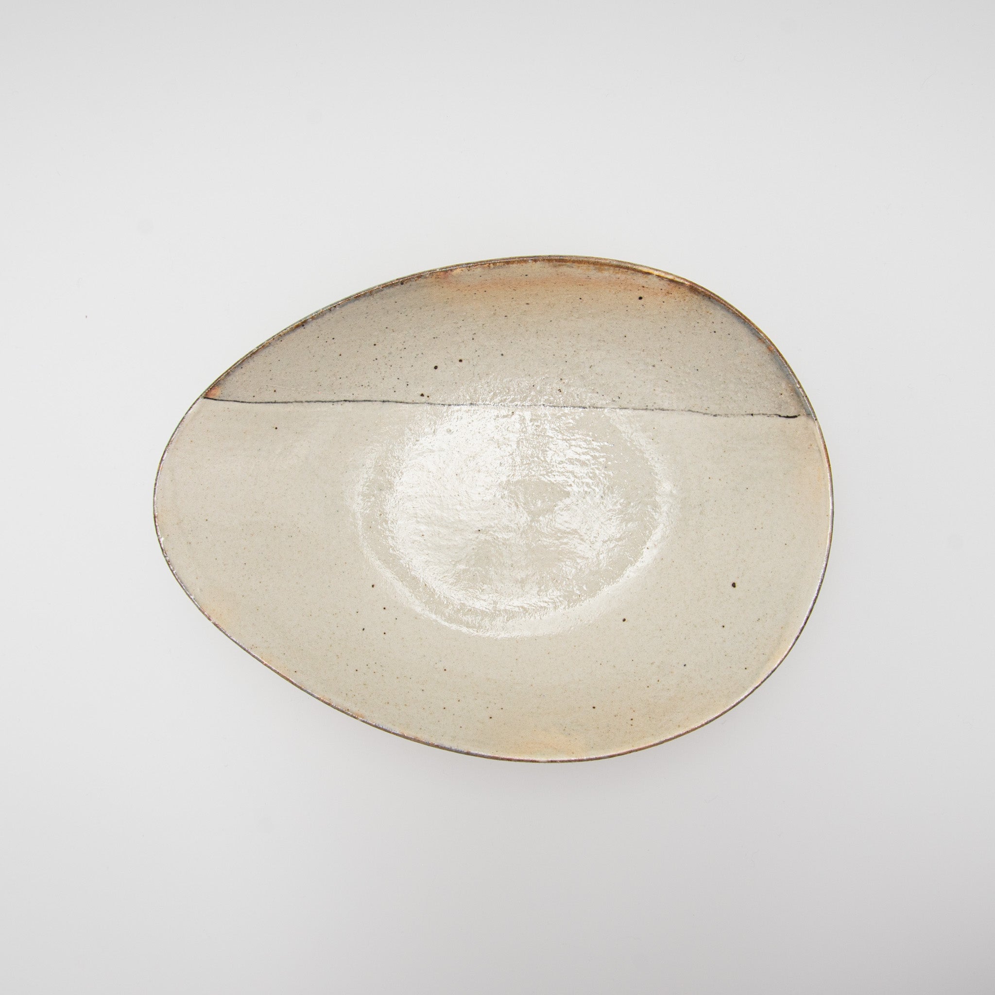 Shigaraki Ware Aratetsusen Droplet Bowl