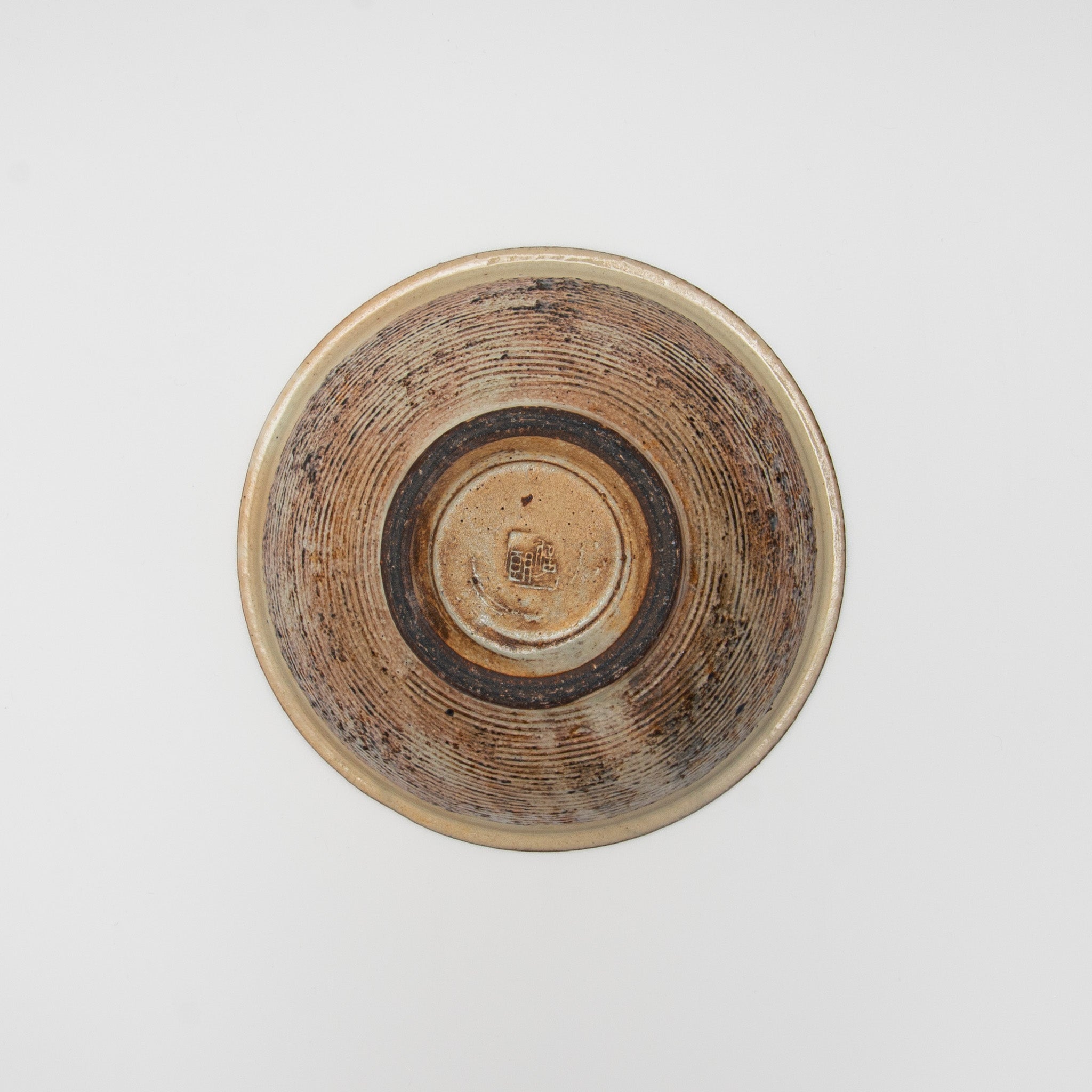 Shigaraki Ware Fuchi-ara Yokobori Donburi Bowl