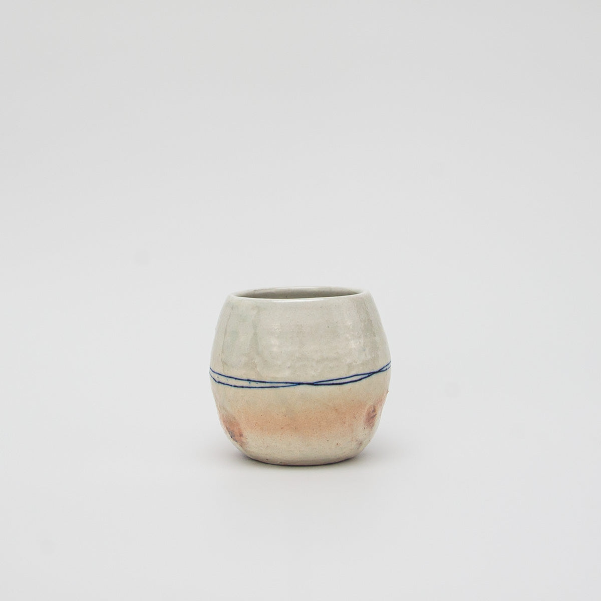 Shigaraki Ware Gosu Line Egg-shaped Cup