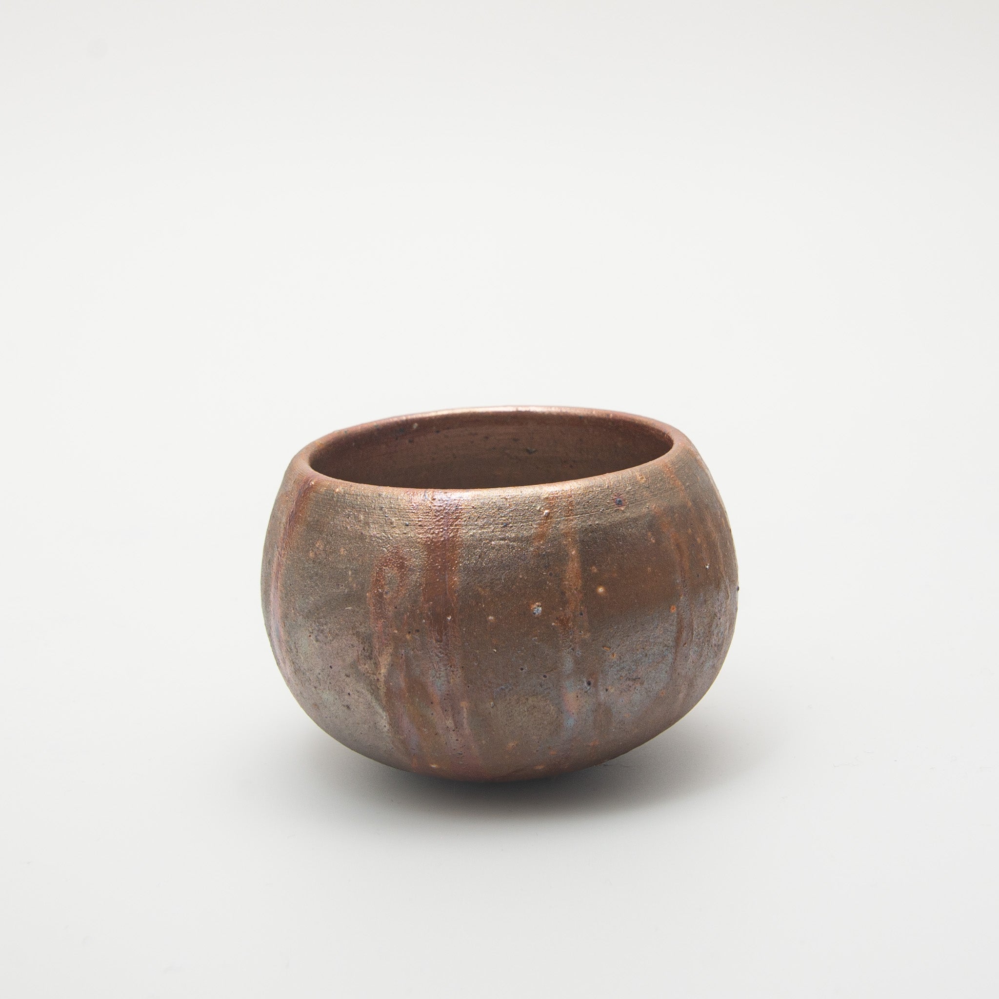 Limited Release: Bizen Pottery CoroCoro Sake Cup - Kinsai