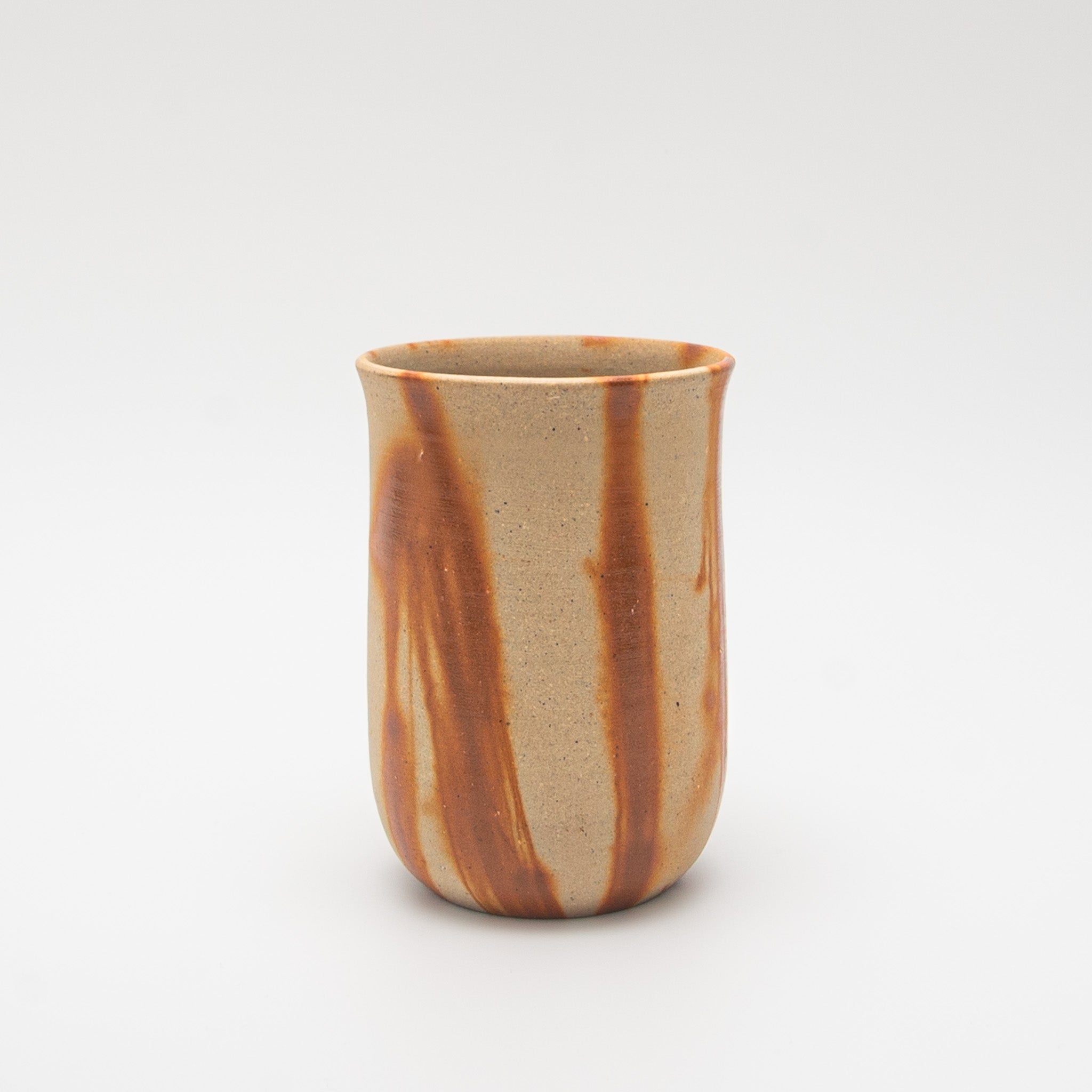 Bizen Pottery Regular Cup - White Hidasuki