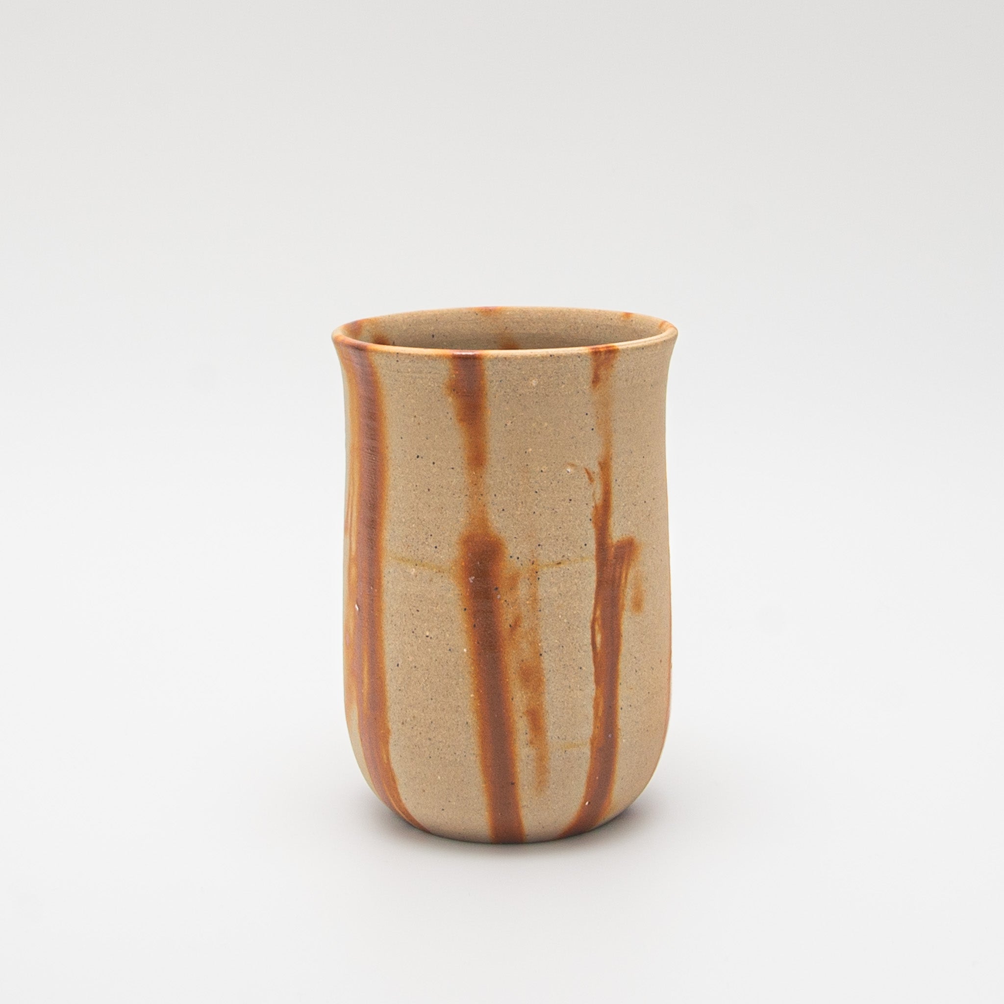 Bizen Pottery Regular Cup - White Hidasuki