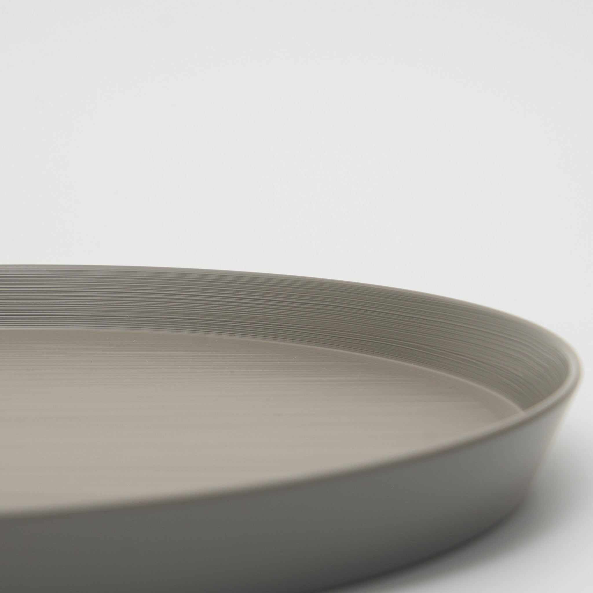RIN&CO Lacquerware Plate Large Soft Blush Stone Beige