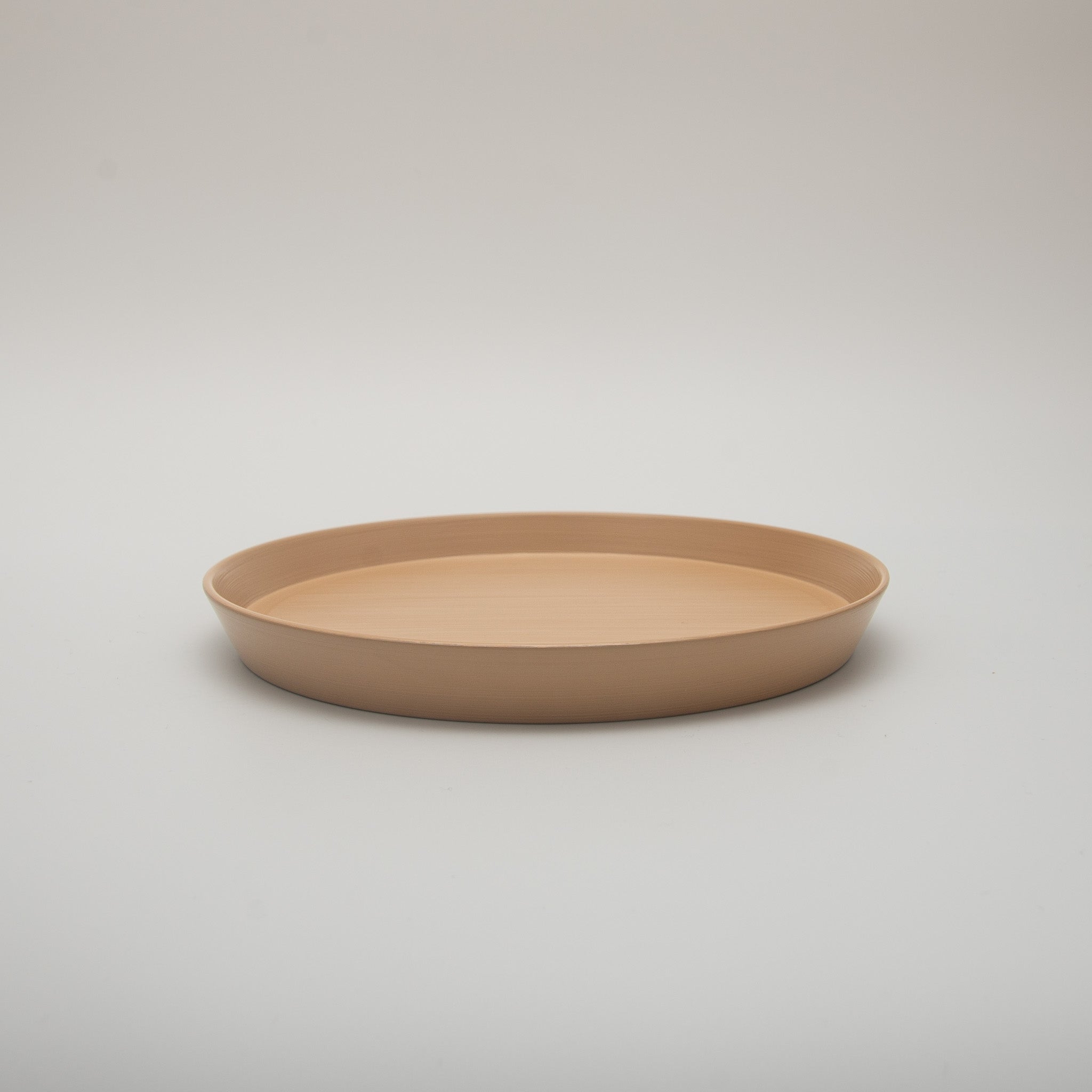 RIN&CO Lacquerware Plate Medium Beige