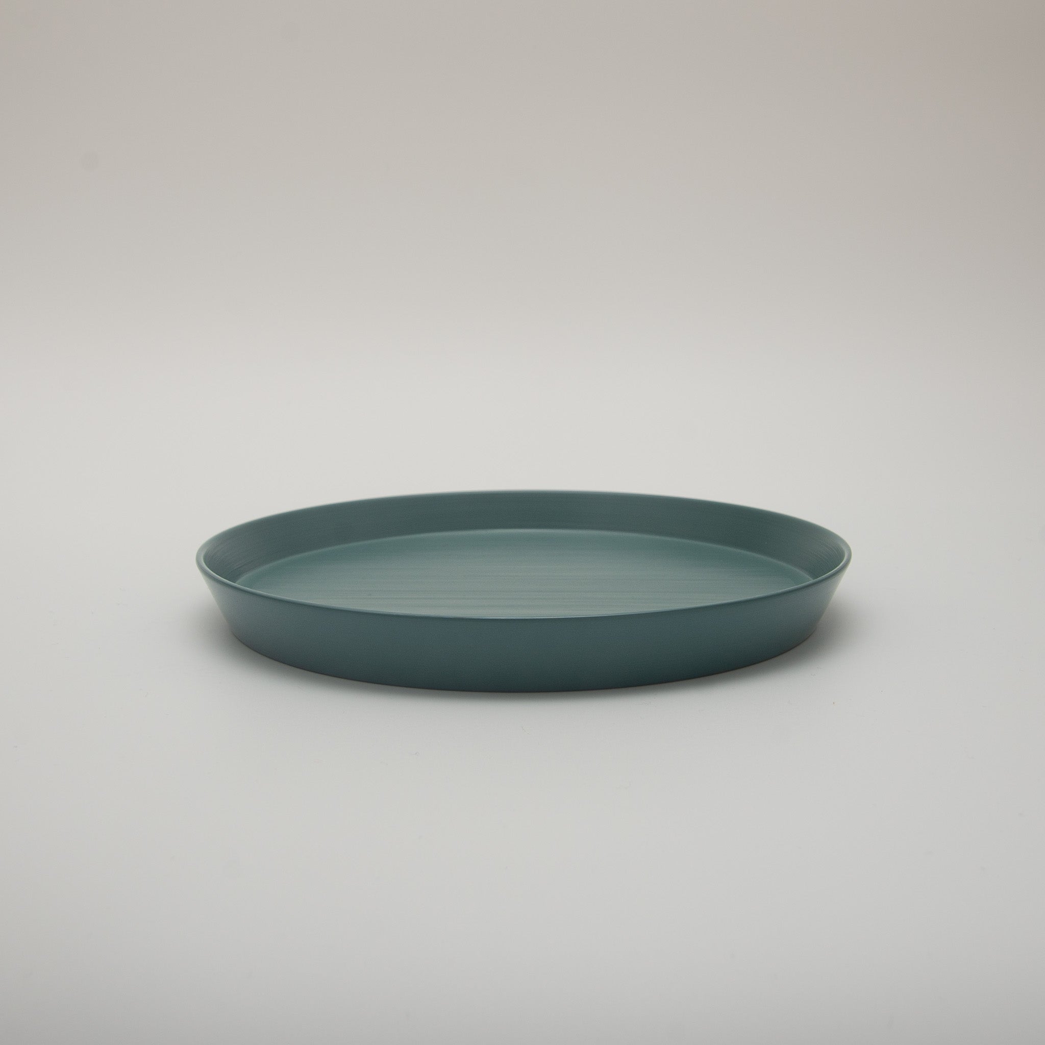 RIN&CO Lacquerware Plate Medium Sage Green