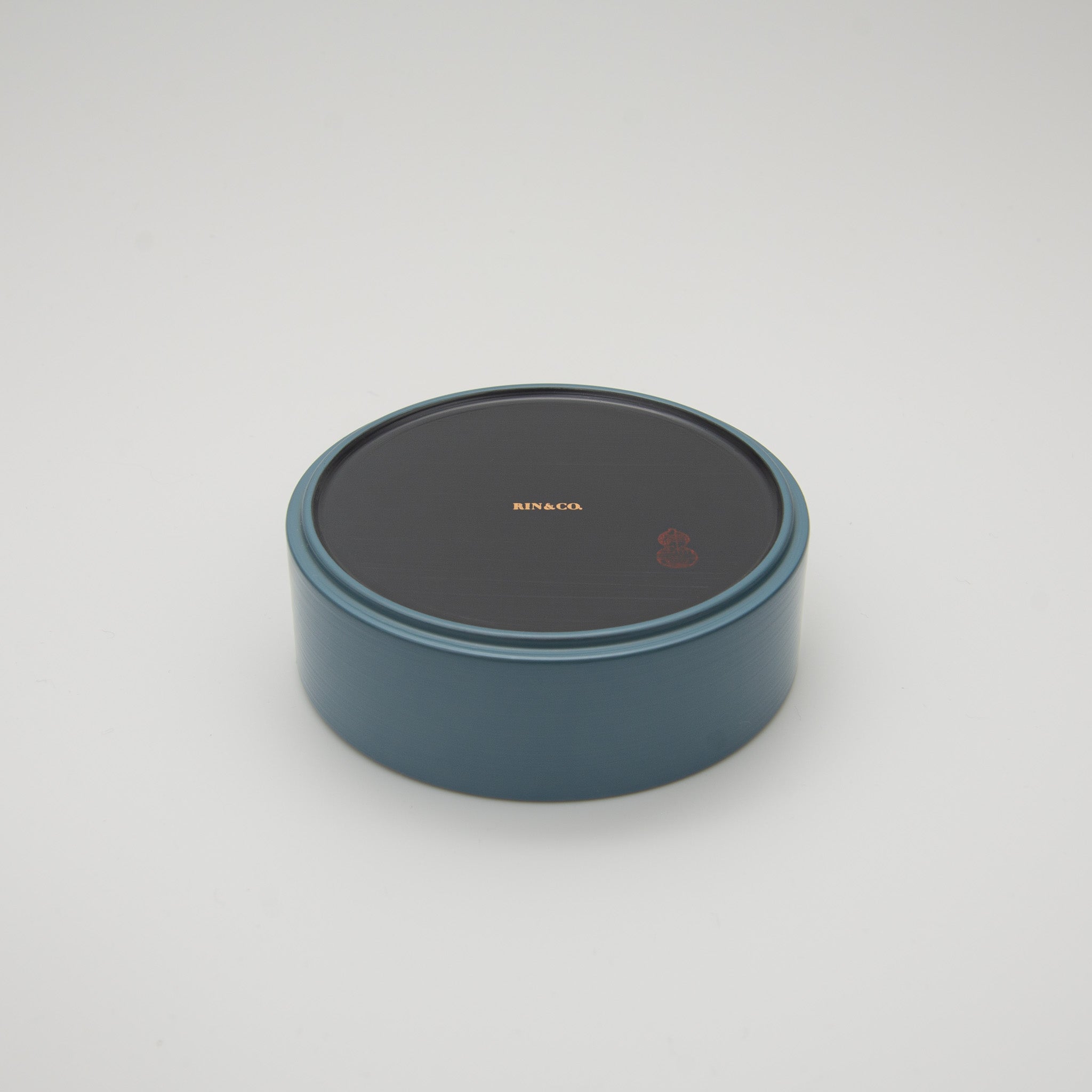RIN&CO Lacquerware Tray Small Teal Grey