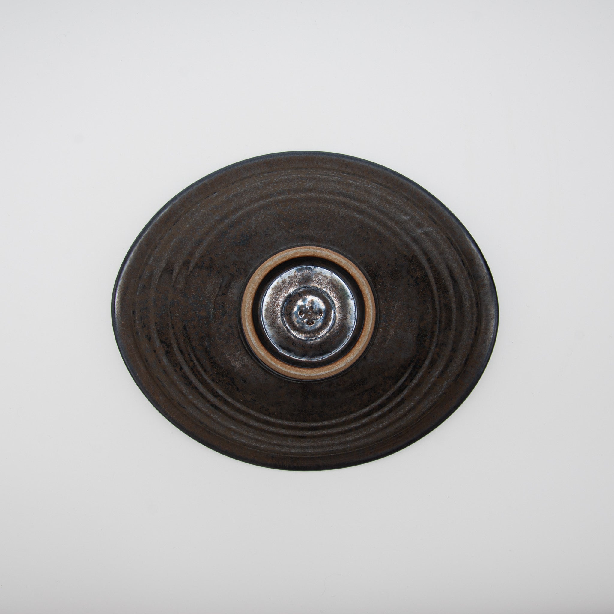 Seto Ware Kari Bowl Large Black Gold