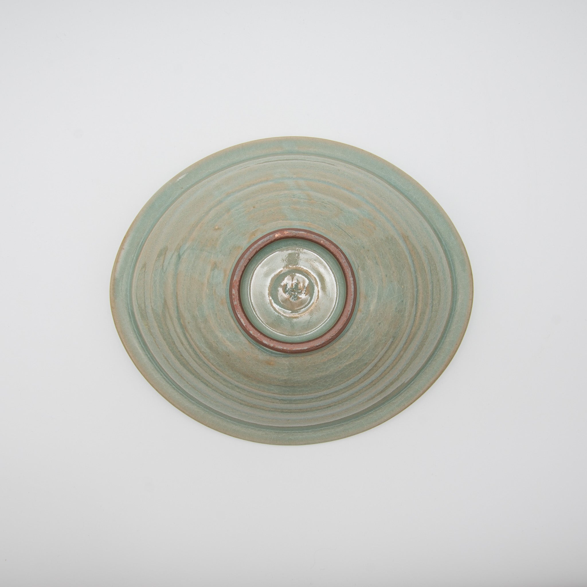 Seto Ware Kari Bowl Large Green Bamboo