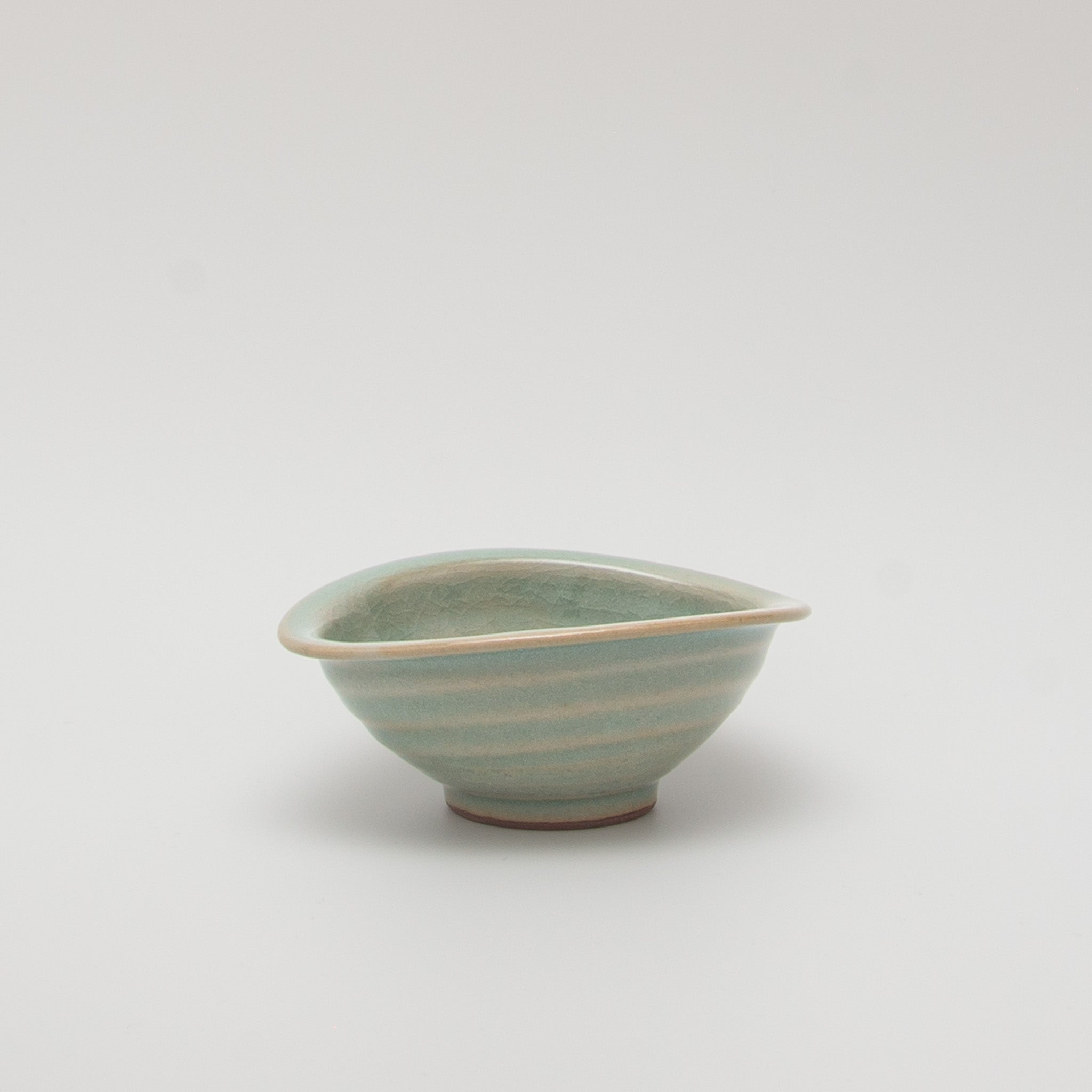 Seto Ware Kari Bowl Small Green Bamboo