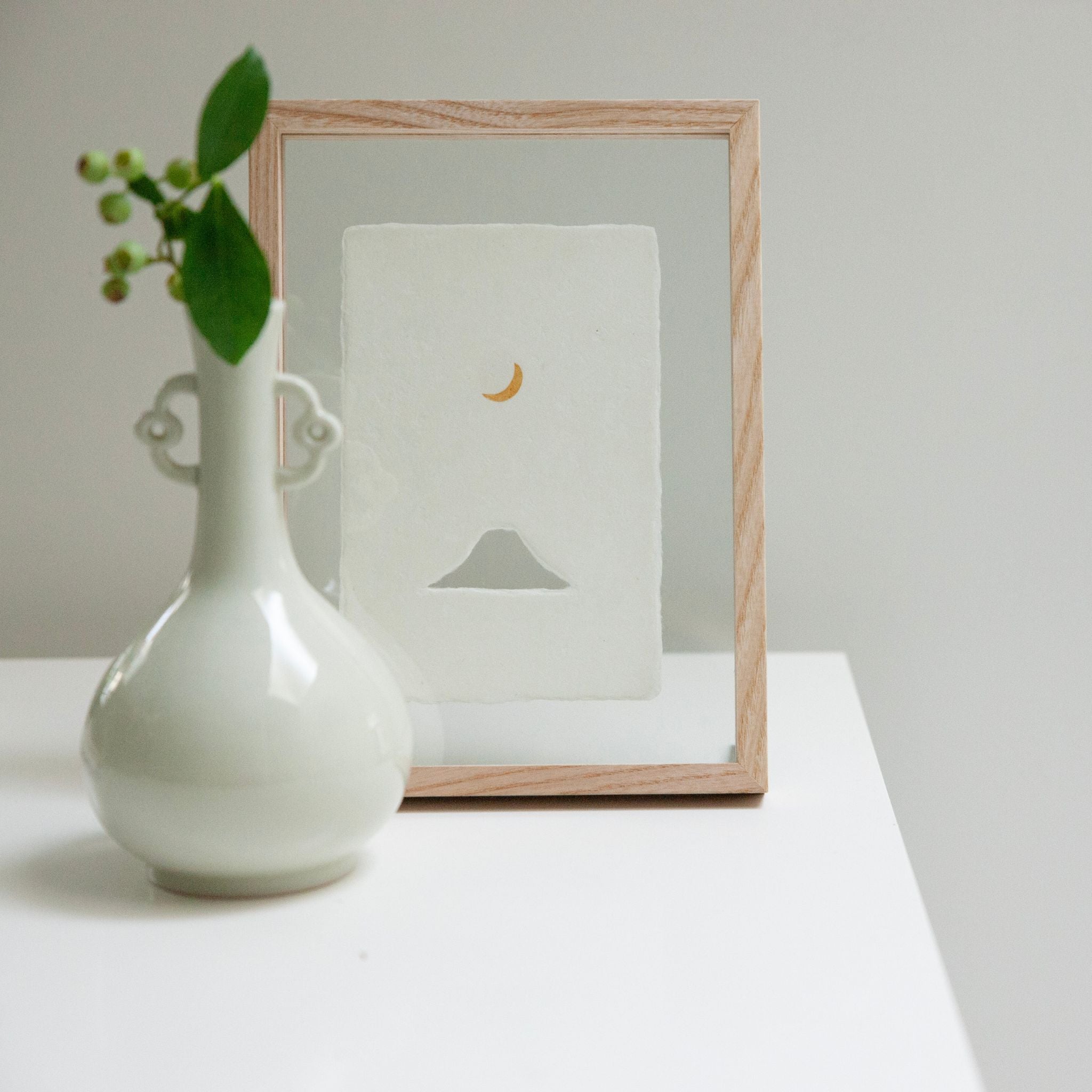 Mount Fuji Postcard “Sun & Moon”