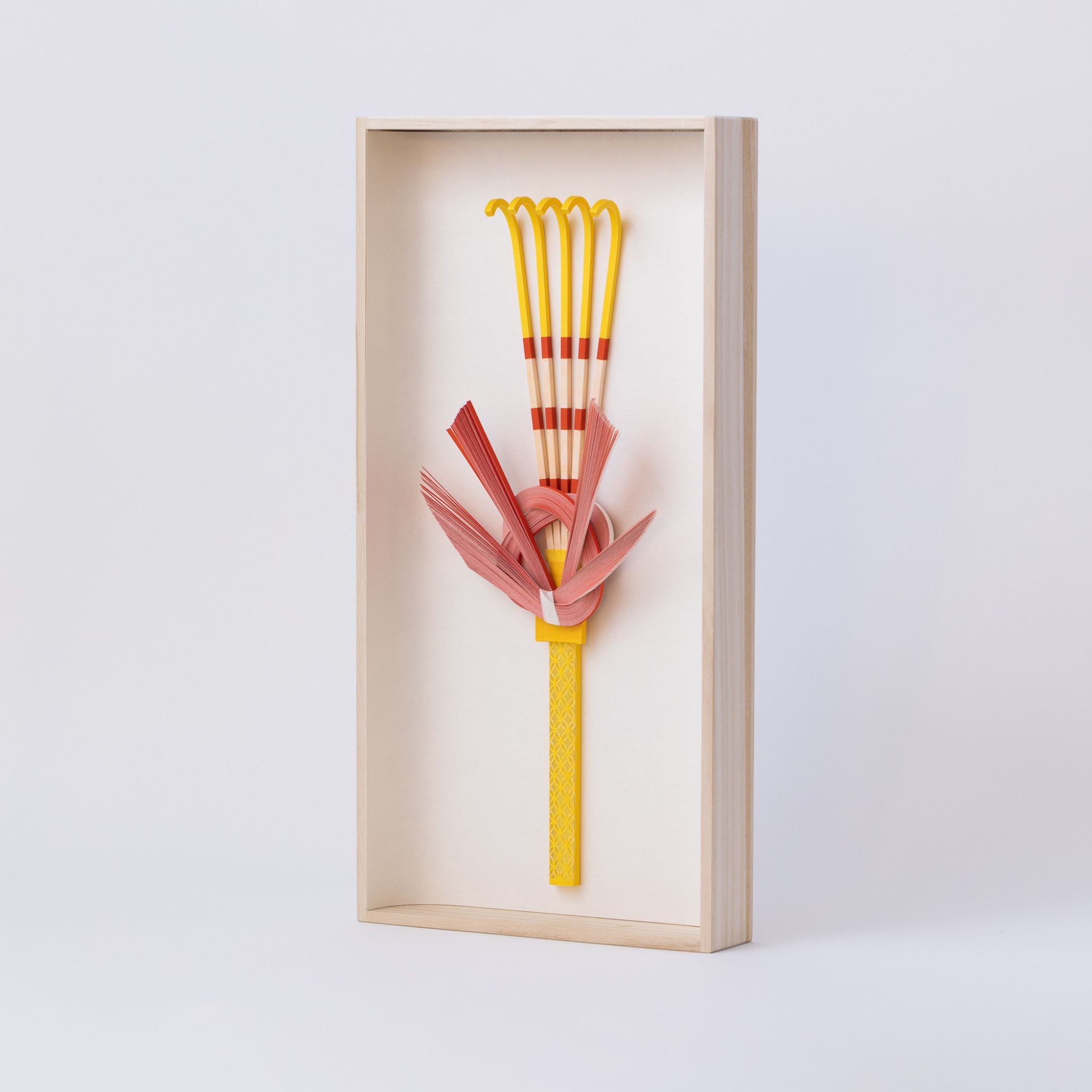 Yamaga Good Fortune Ornament – “Fukukaki” Gold Shippo & Awaji Knot